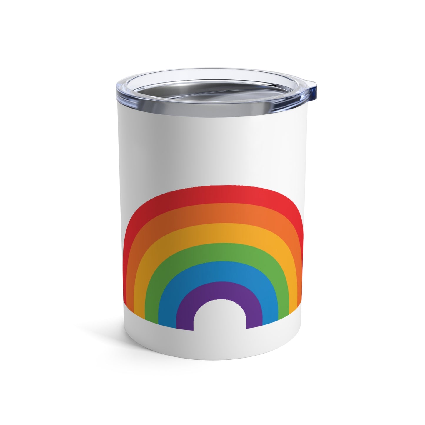 Colorful Rainbow Tumbler 10oz - Perfect for Summer Parties & Gifts
