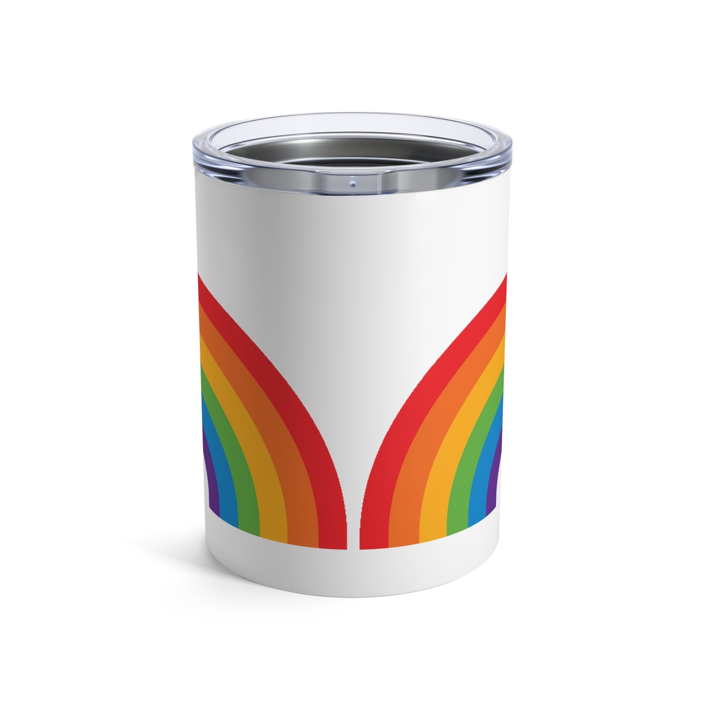 Colorful Rainbow Tumbler 10oz - Perfect for Summer Parties & Gifts