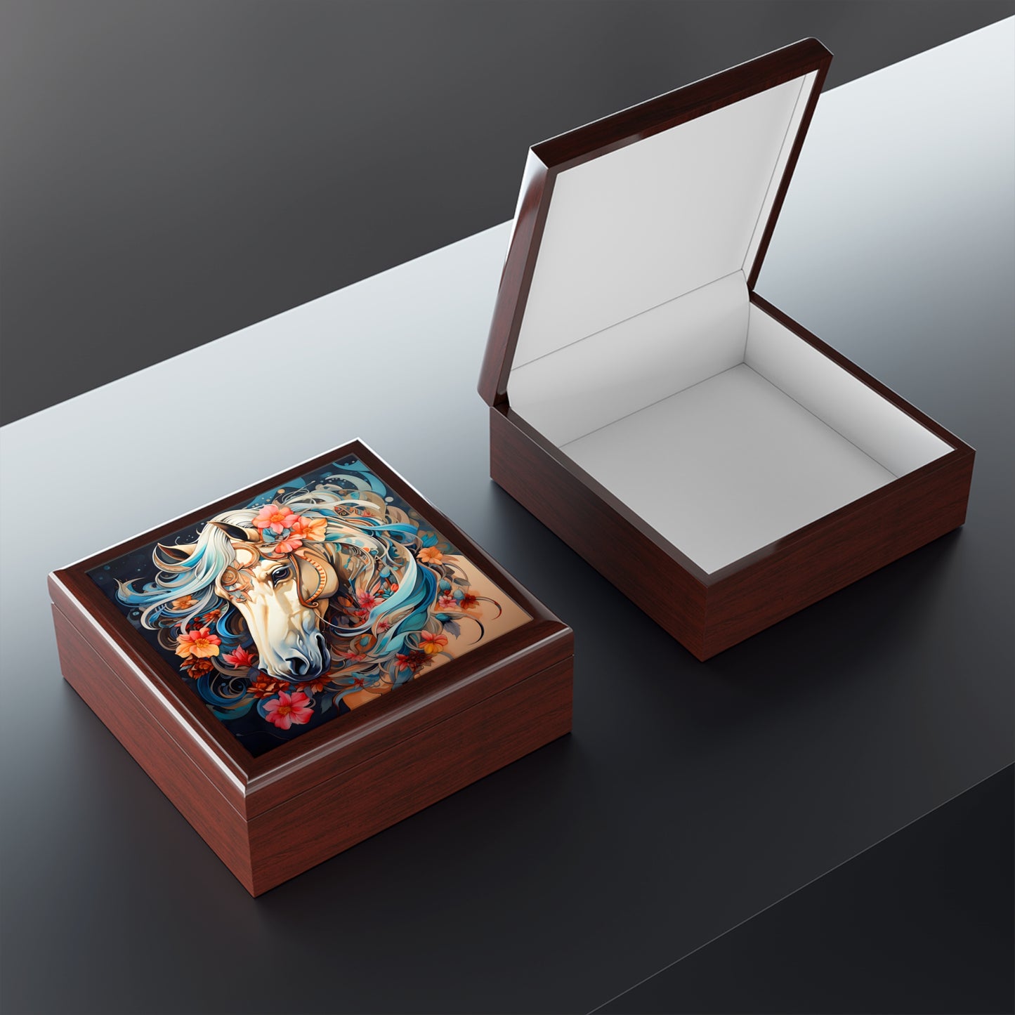 Dream Horse Jewelry Keepsake Trinkets Box