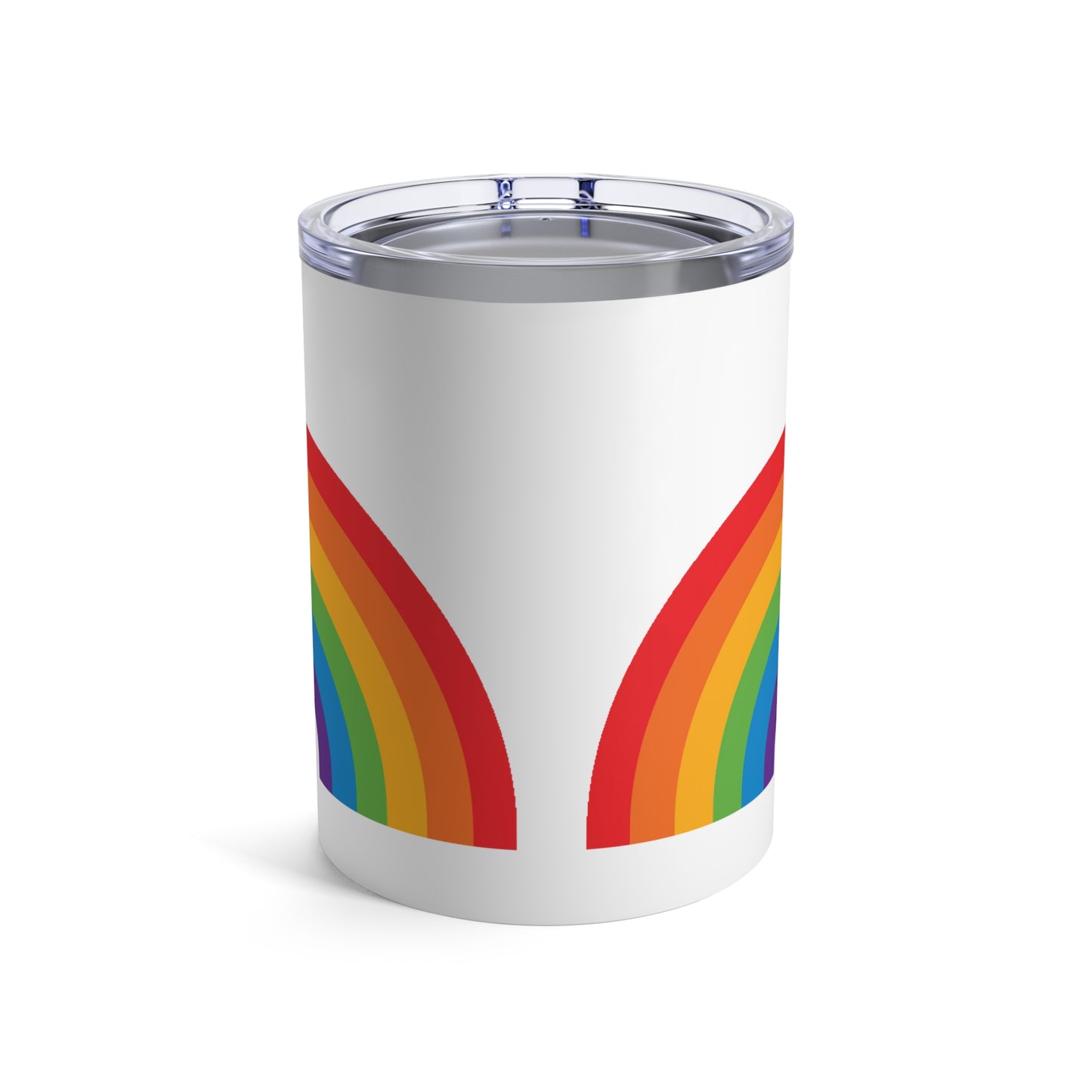 Colorful Rainbow Tumbler 10oz - Perfect for Summer Parties & Gifts