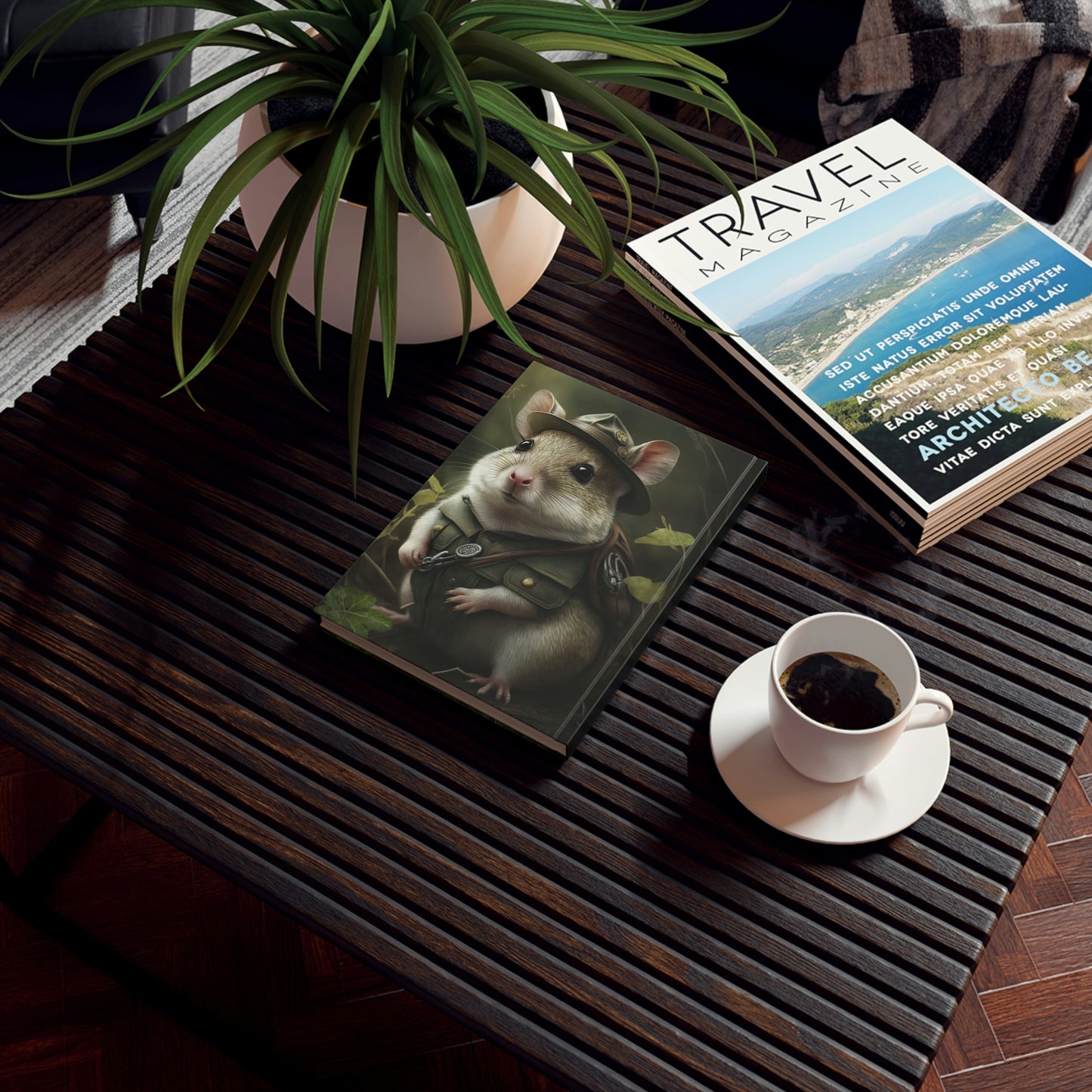 Forest Ranger Mouse Hard Backed Journal