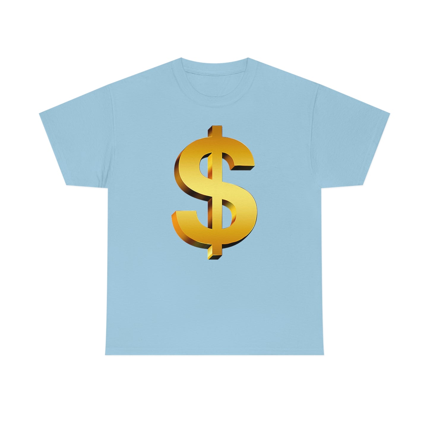 Bling Money Cash My Money Folds Unisex Heavy Cotton Tee Bills cash currency bucks coin funds gold dollar C-note big shot deep pocket