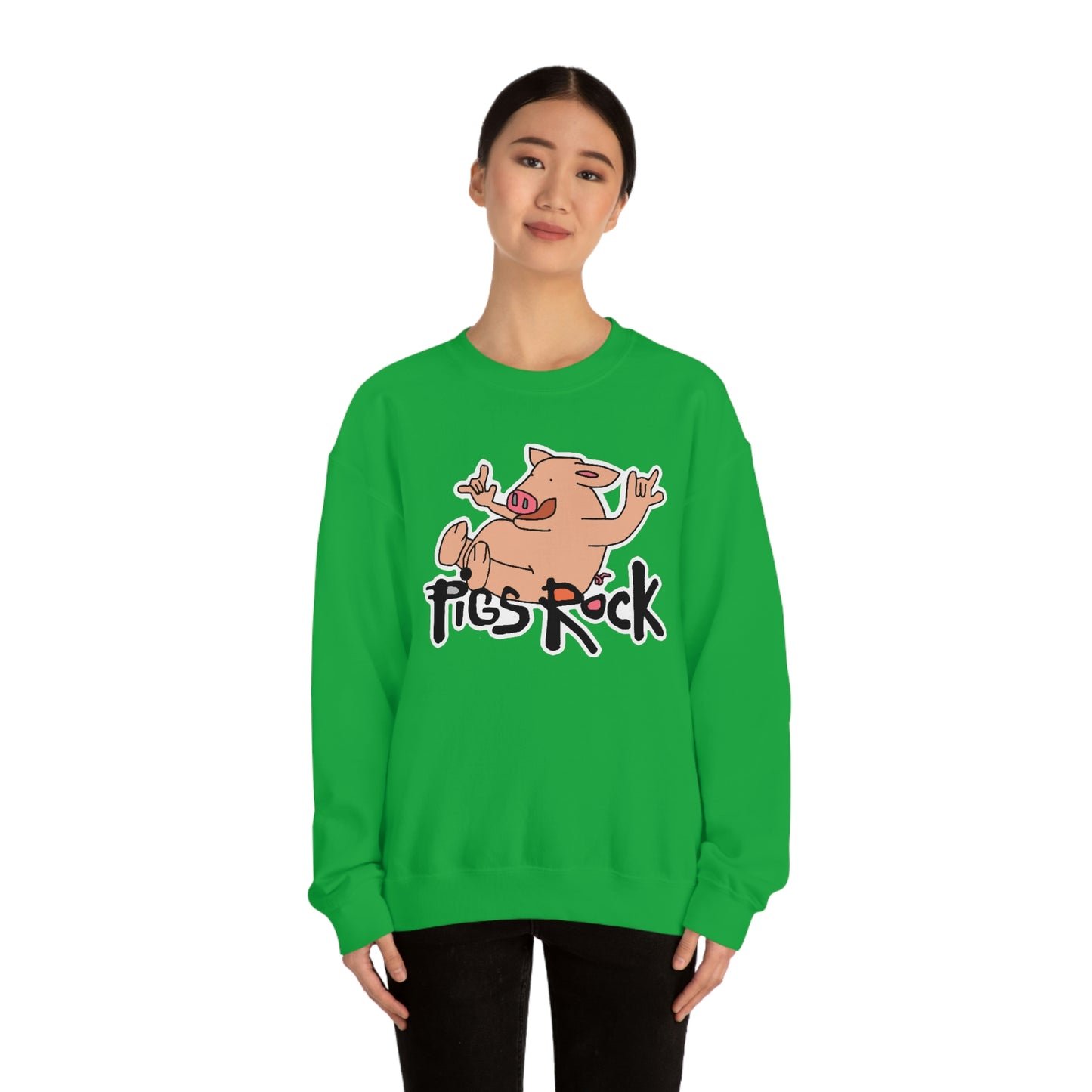 Pigs Rock Unisex Heavy Blend Crewneck Sweatshirt