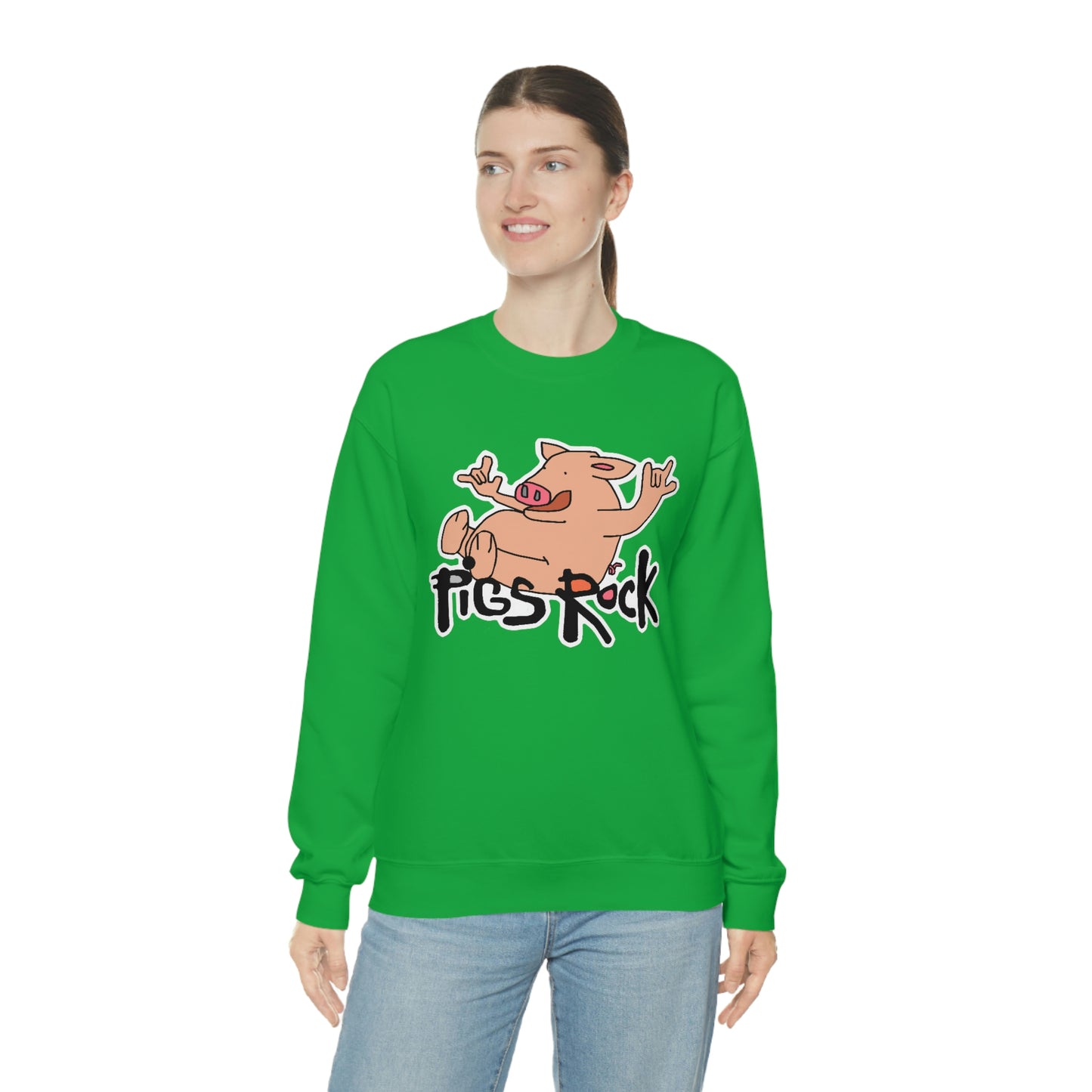 Pigs Rock Unisex Heavy Blend Crewneck Sweatshirt