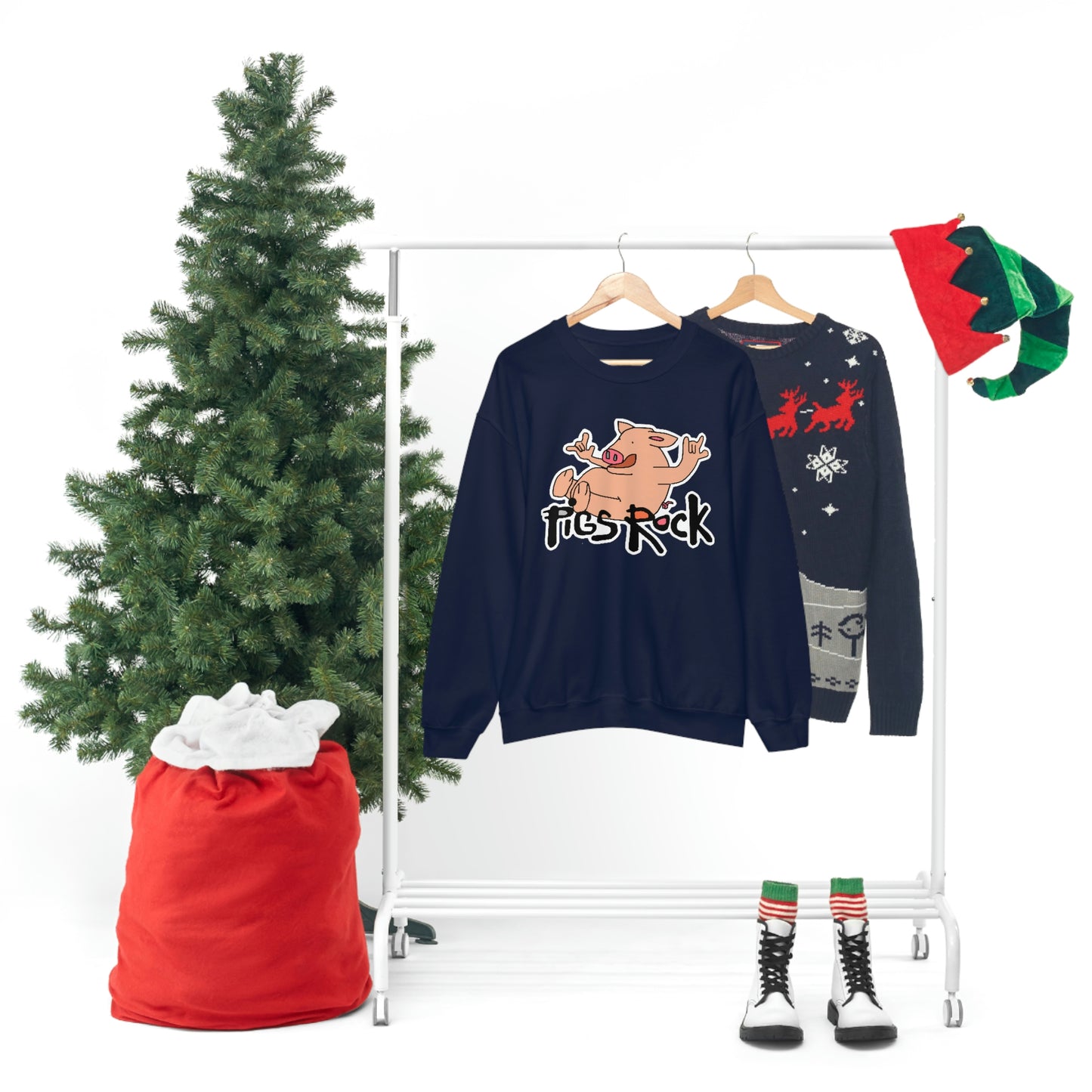 Pigs Rock Unisex Heavy Blend Crewneck Sweatshirt