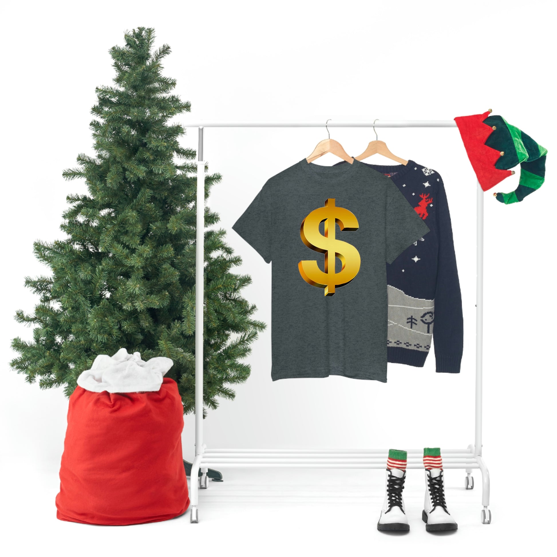 Bling Money Cash My Money Folds Unisex Heavy Cotton Tee Bills cash currency bucks coin funds gold dollar C-note big shot deep pocket
