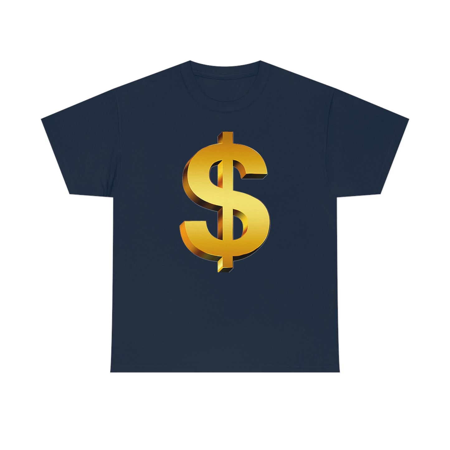 Bling Money Cash My Money Folds Unisex Heavy Cotton Tee Bills cash currency bucks coin funds gold dollar C-note big shot deep pocket