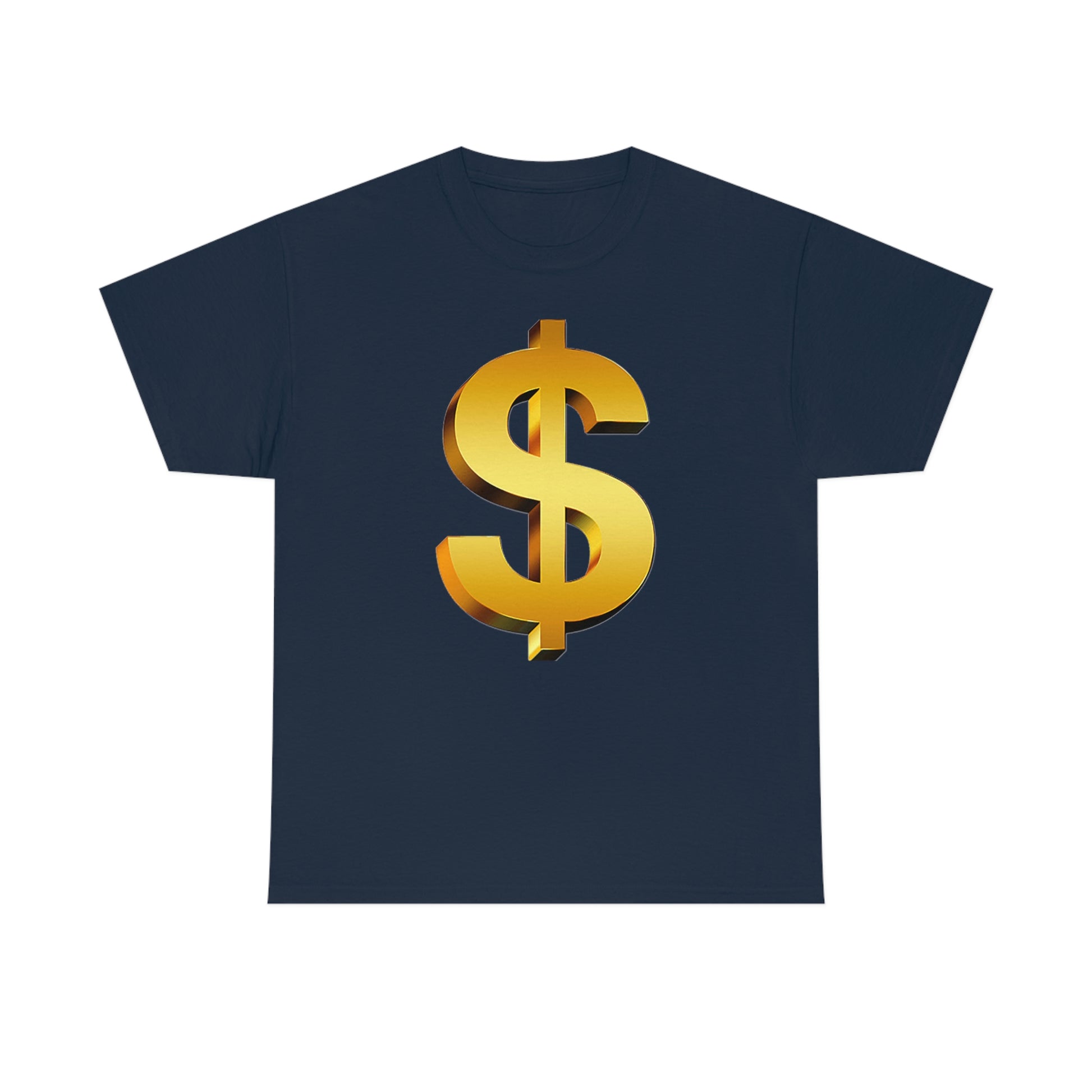 Bling Money Cash My Money Folds Unisex Heavy Cotton Tee Bills cash currency bucks coin funds gold dollar C-note big shot deep pocket