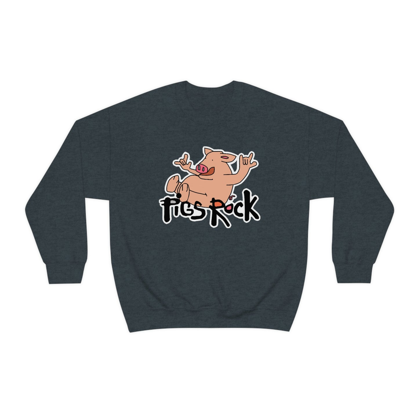 Pigs Rock Unisex Heavy Blend Crewneck Sweatshirt