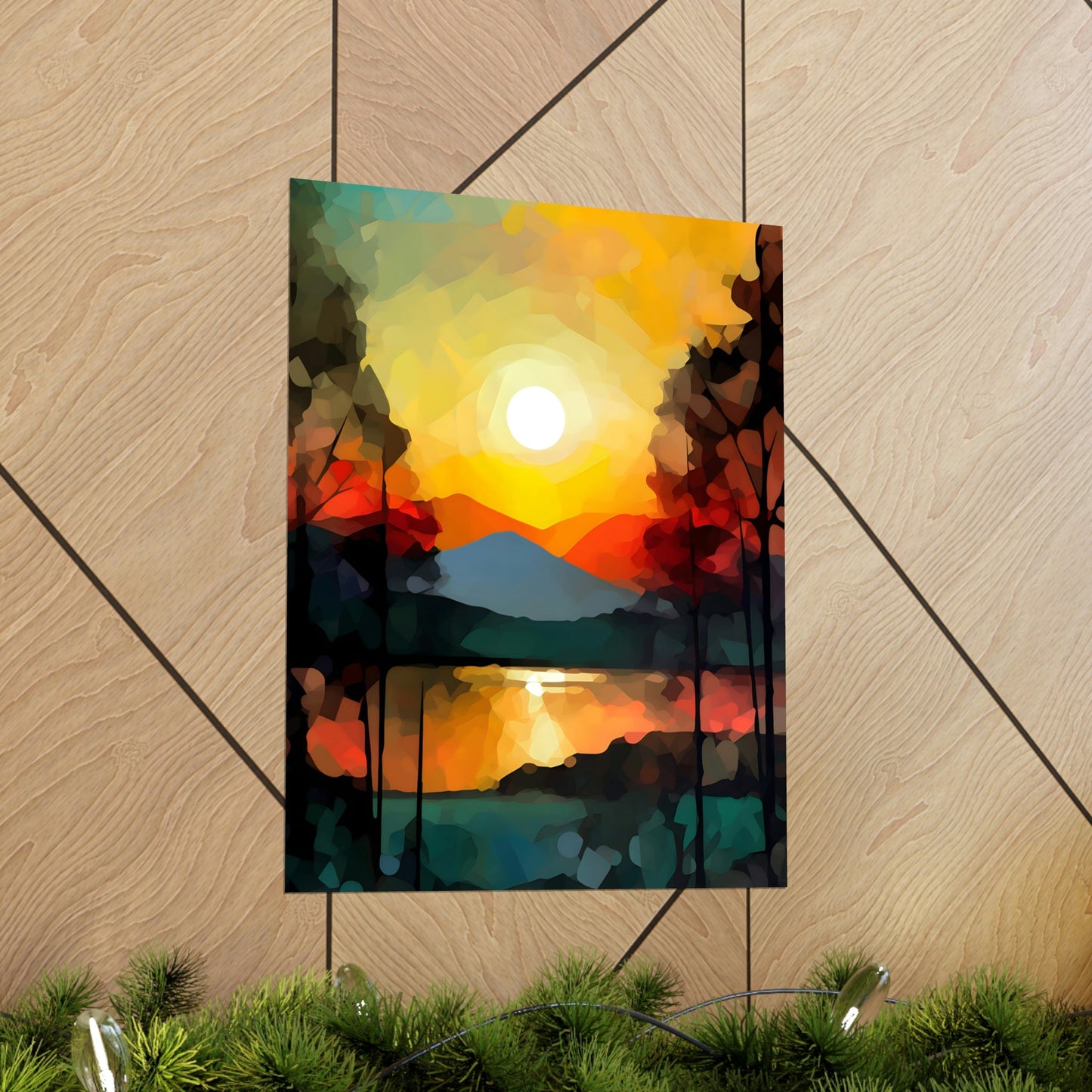 Abstract Landscape | Premium Matte Vertical Posters