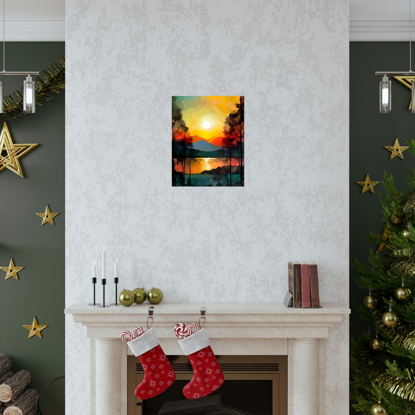 Abstract Landscape | Premium Matte Vertical Posters
