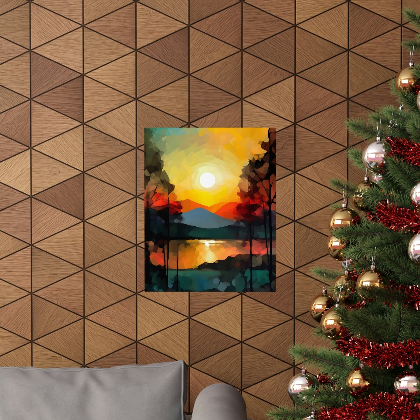 Abstract Landscape | Premium Matte Vertical Posters