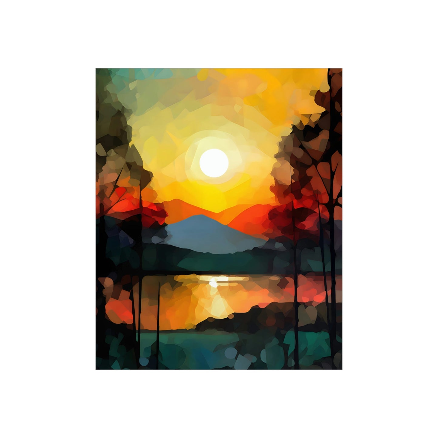 Abstract Landscape | Premium Matte Vertical Posters