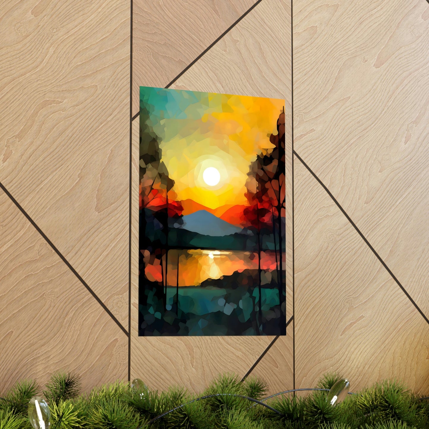 Abstract Landscape | Premium Matte Vertical Posters