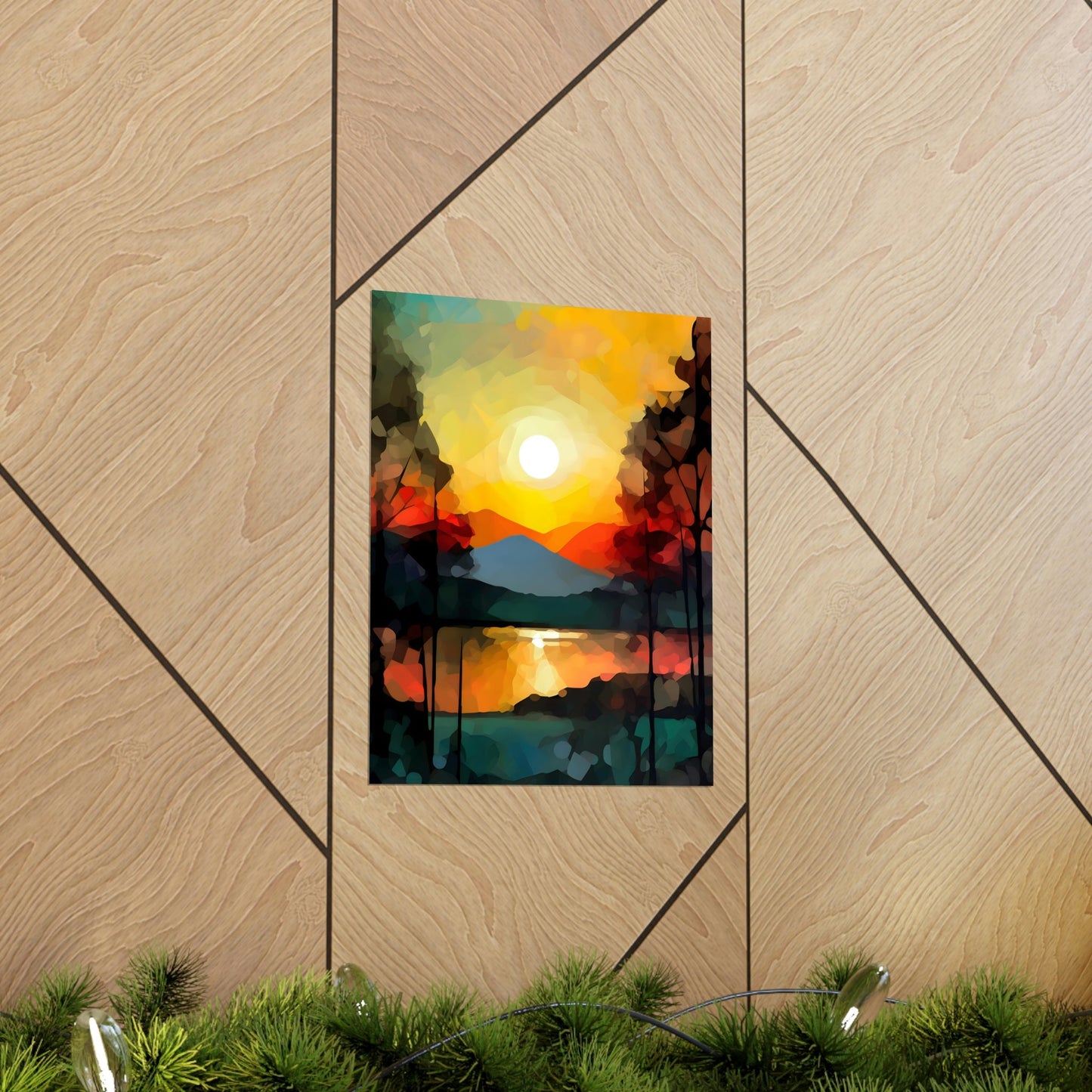 Abstract Landscape | Premium Matte Vertical Posters