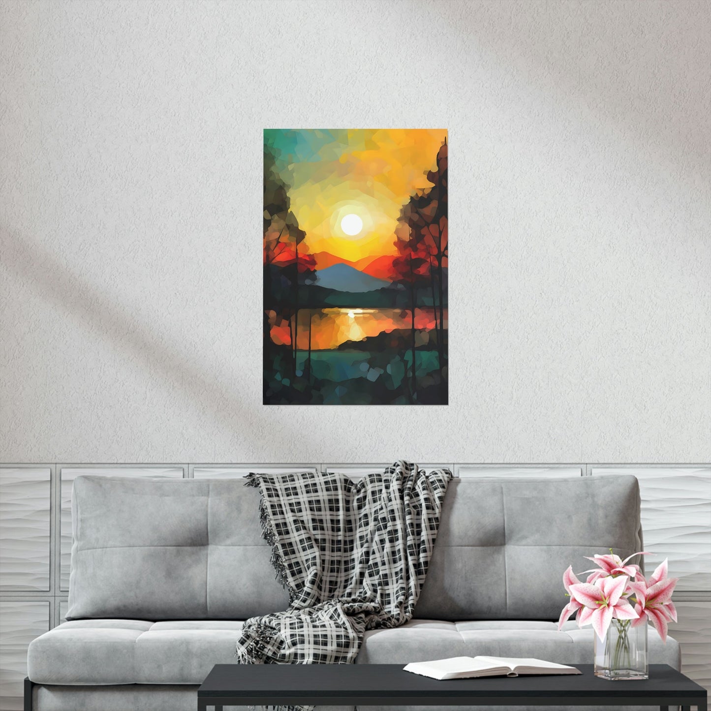 Abstract Landscape | Premium Matte Vertical Posters