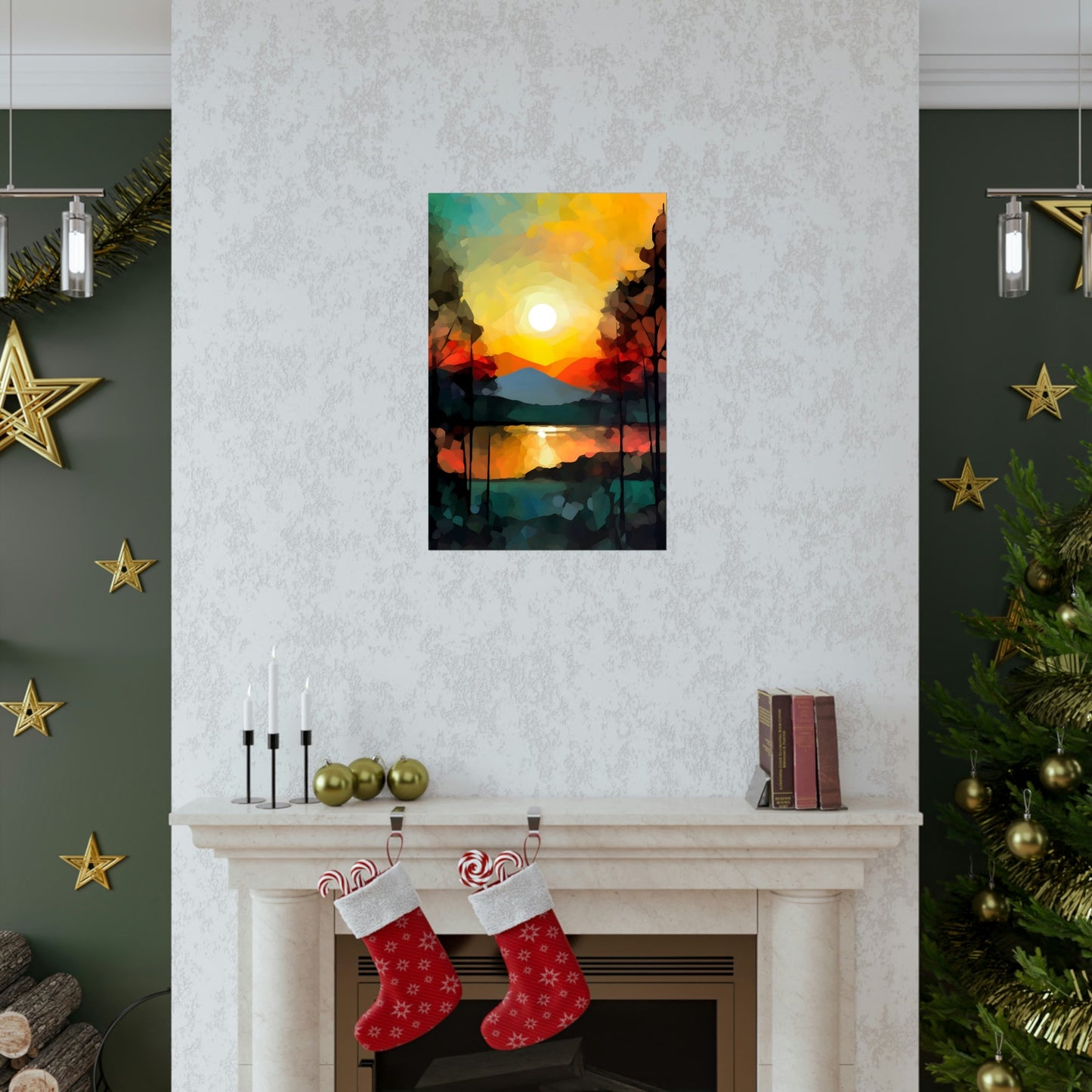 Abstract Landscape | Premium Matte Vertical Posters