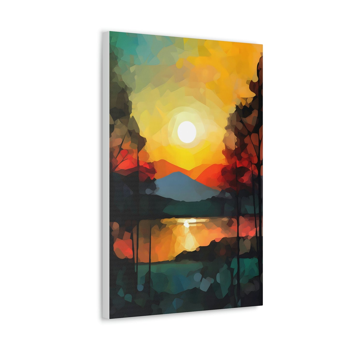 Abstract Style Landscape | Canvas Gallery Wraps