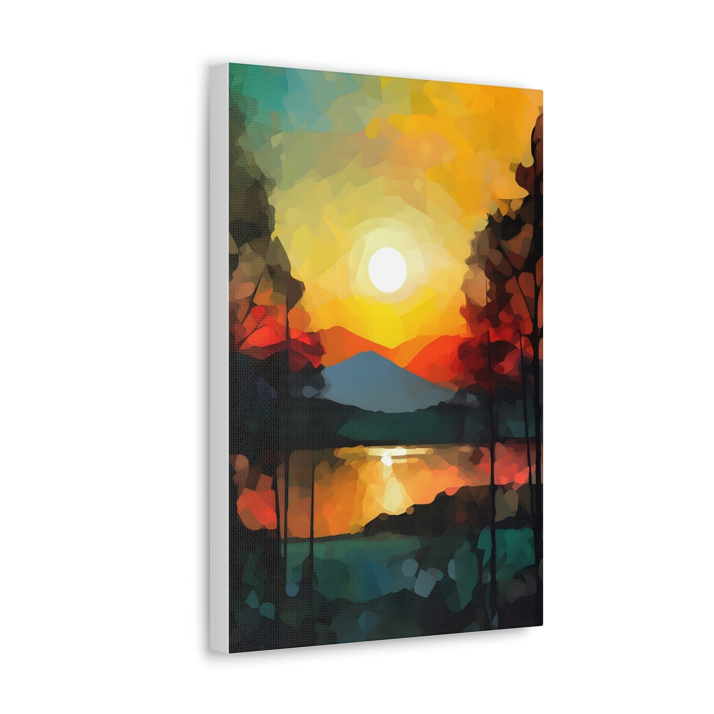 Abstract Style Landscape | Canvas Gallery Wraps