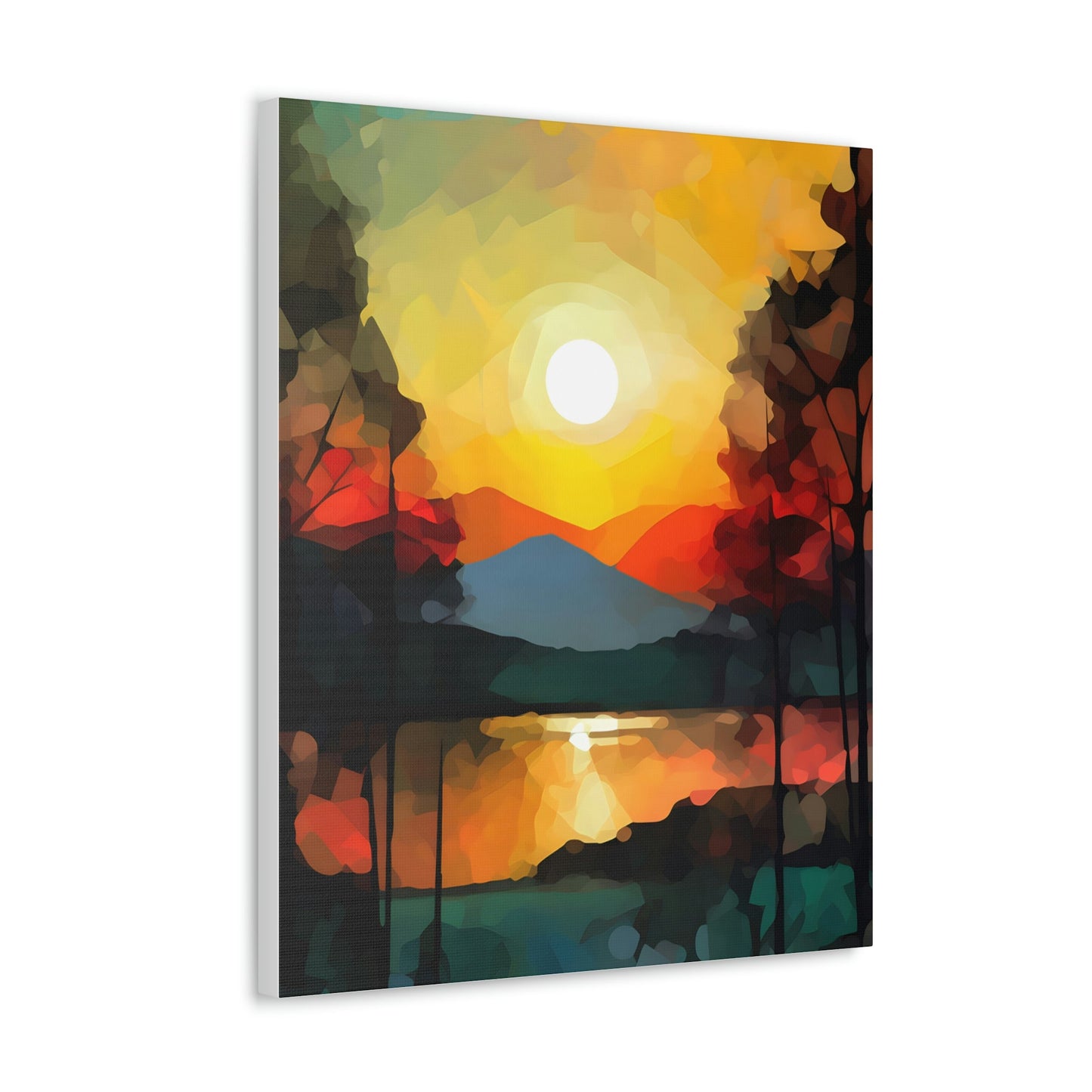 Abstract Style Landscape | Canvas Gallery Wraps