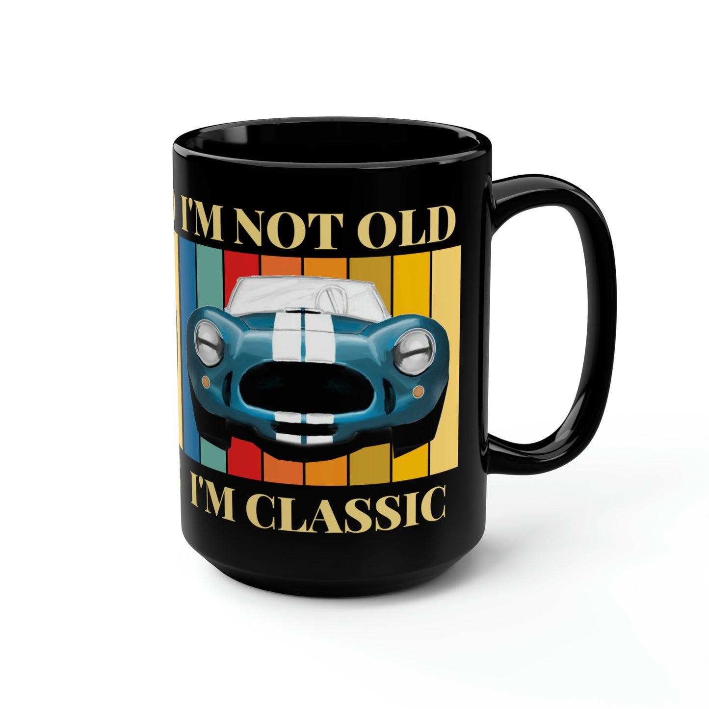 AC Cobra Black Mug - 15oz