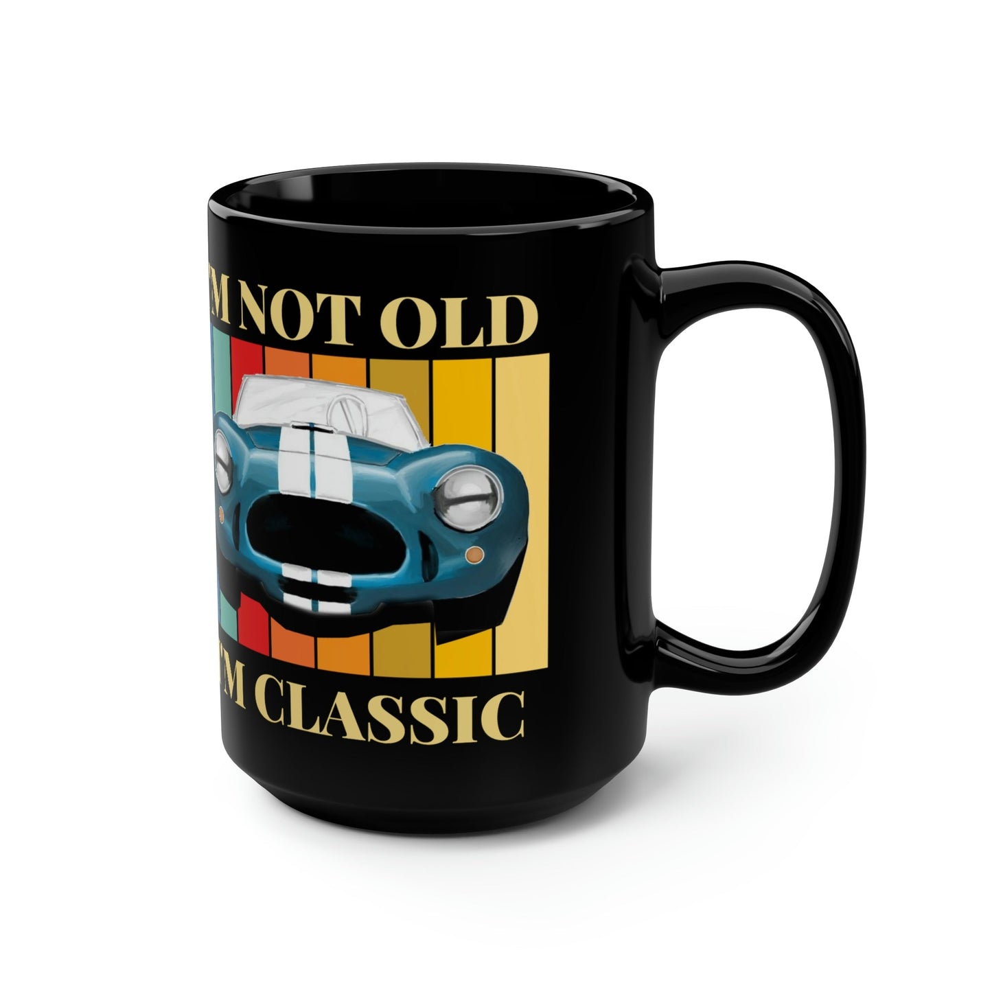 AC Cobra Black Mug - 15oz