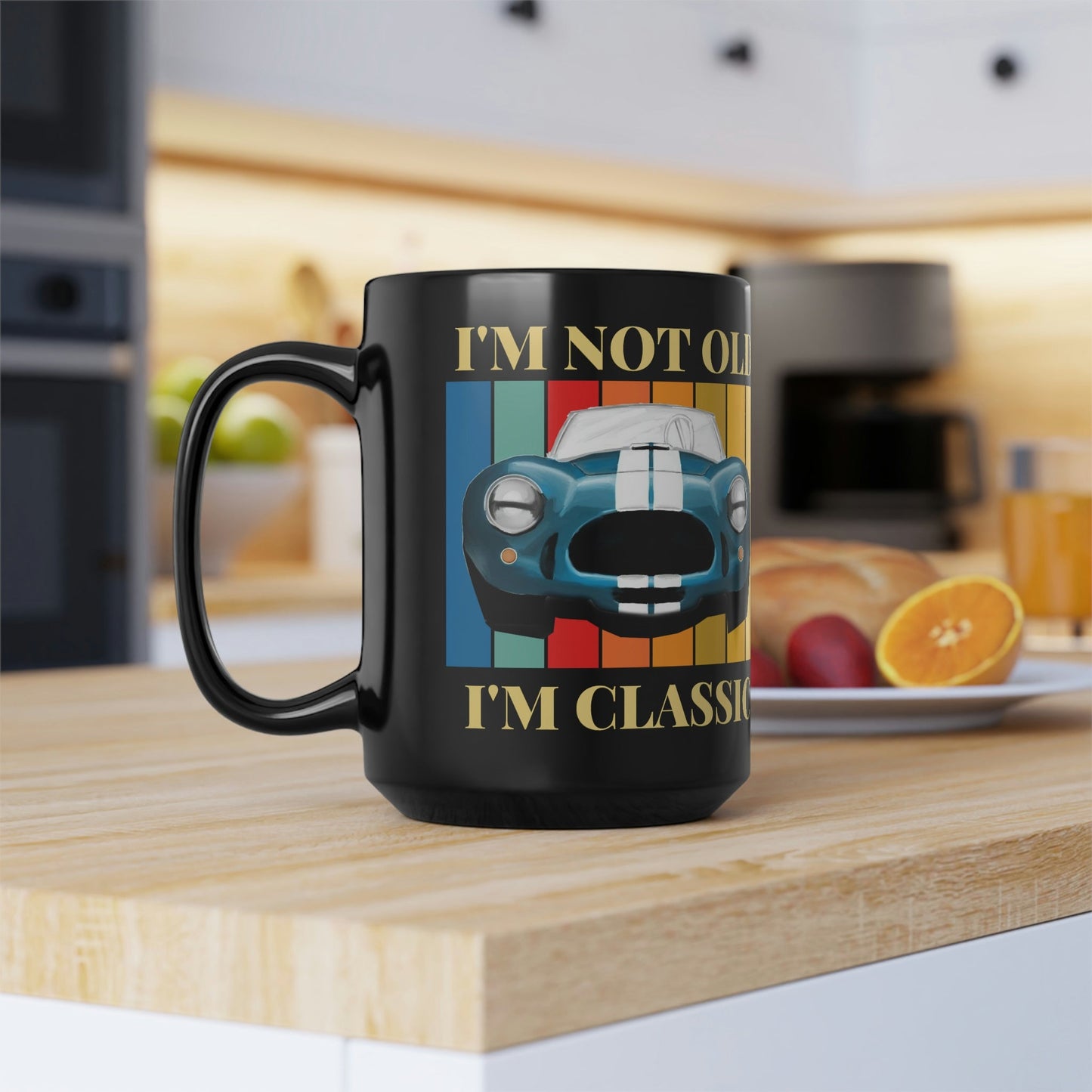 AC Cobra Black Mug - 15oz