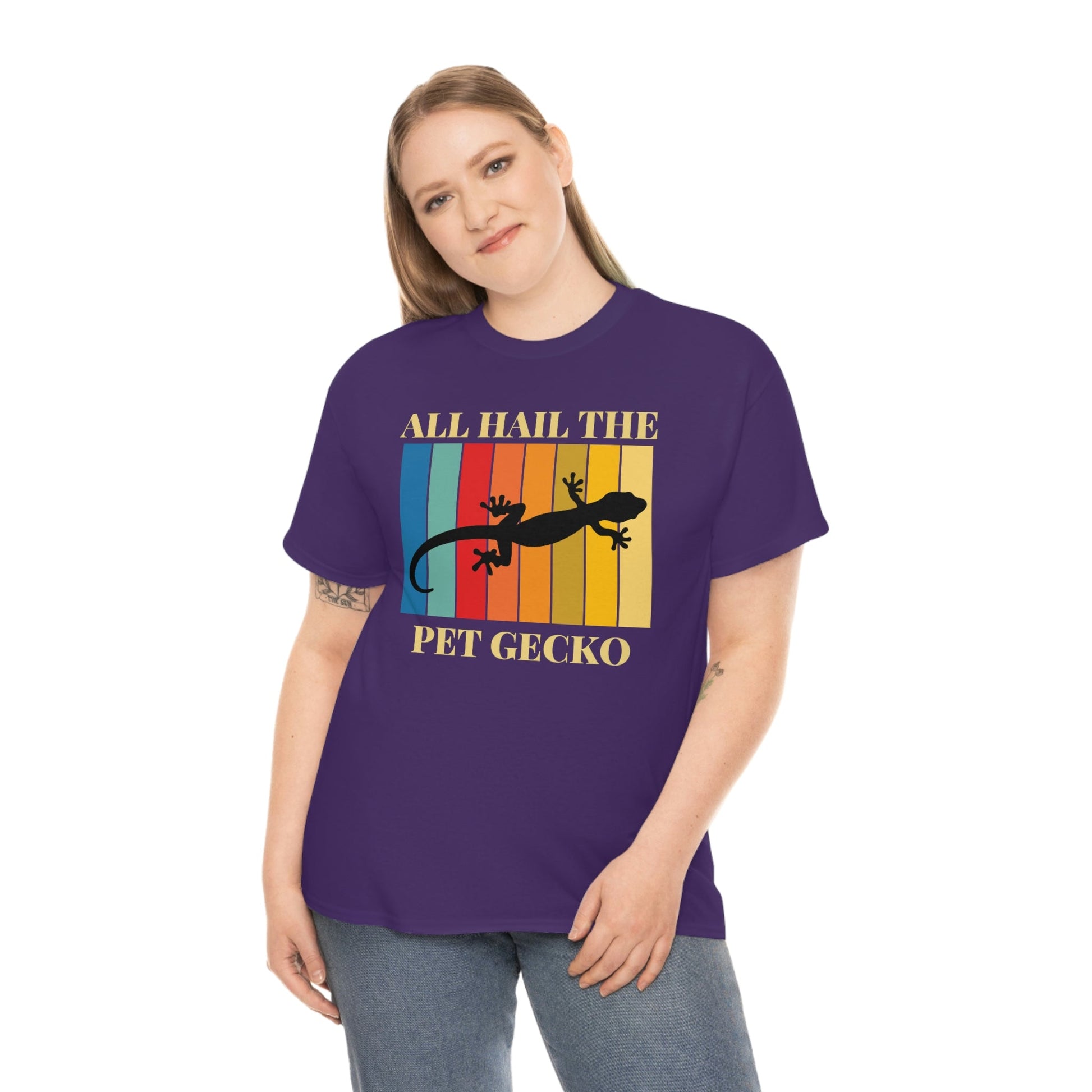 All Hail the Pet Gecko Heavy Cotton Tee