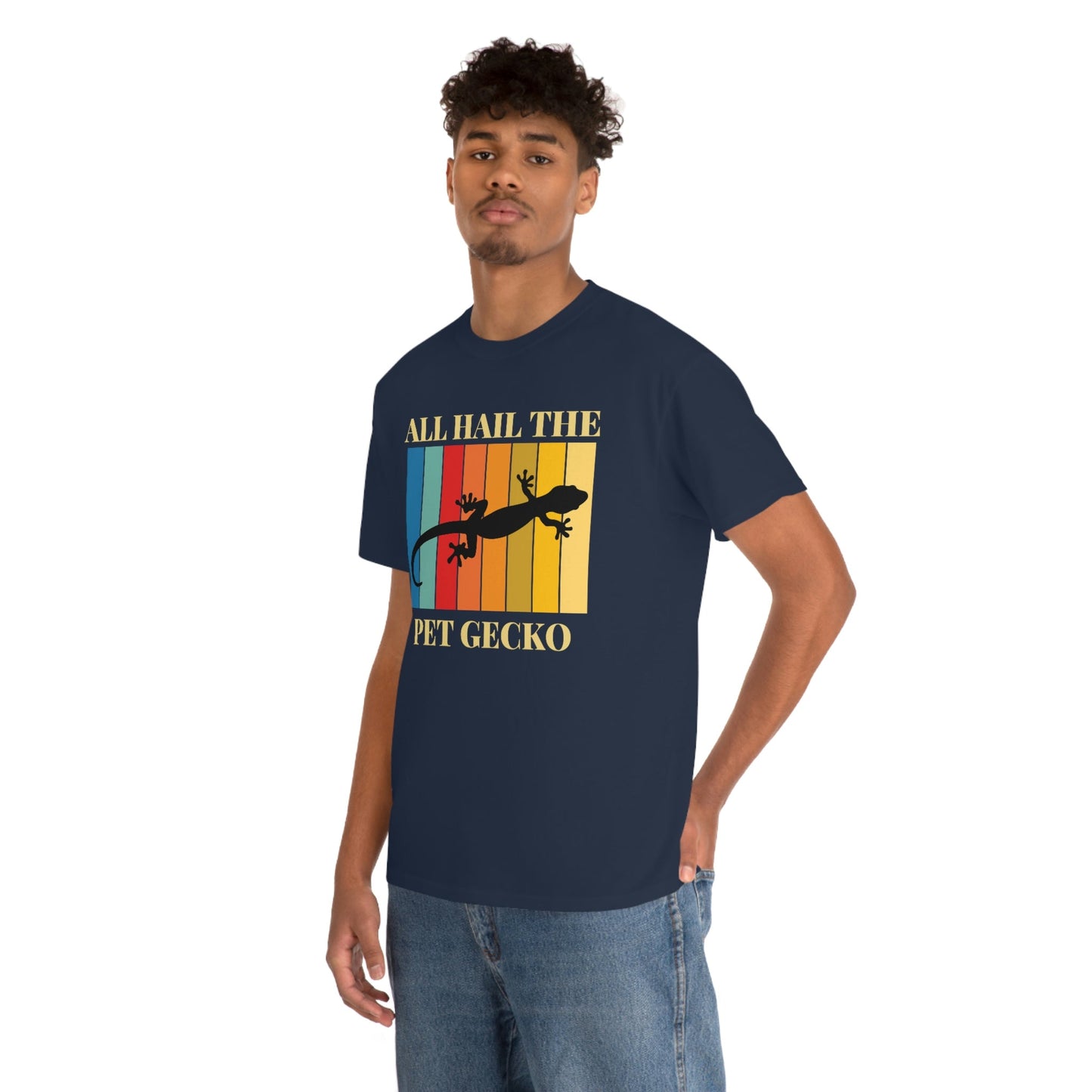All Hail the Pet Gecko Heavy Cotton Tee