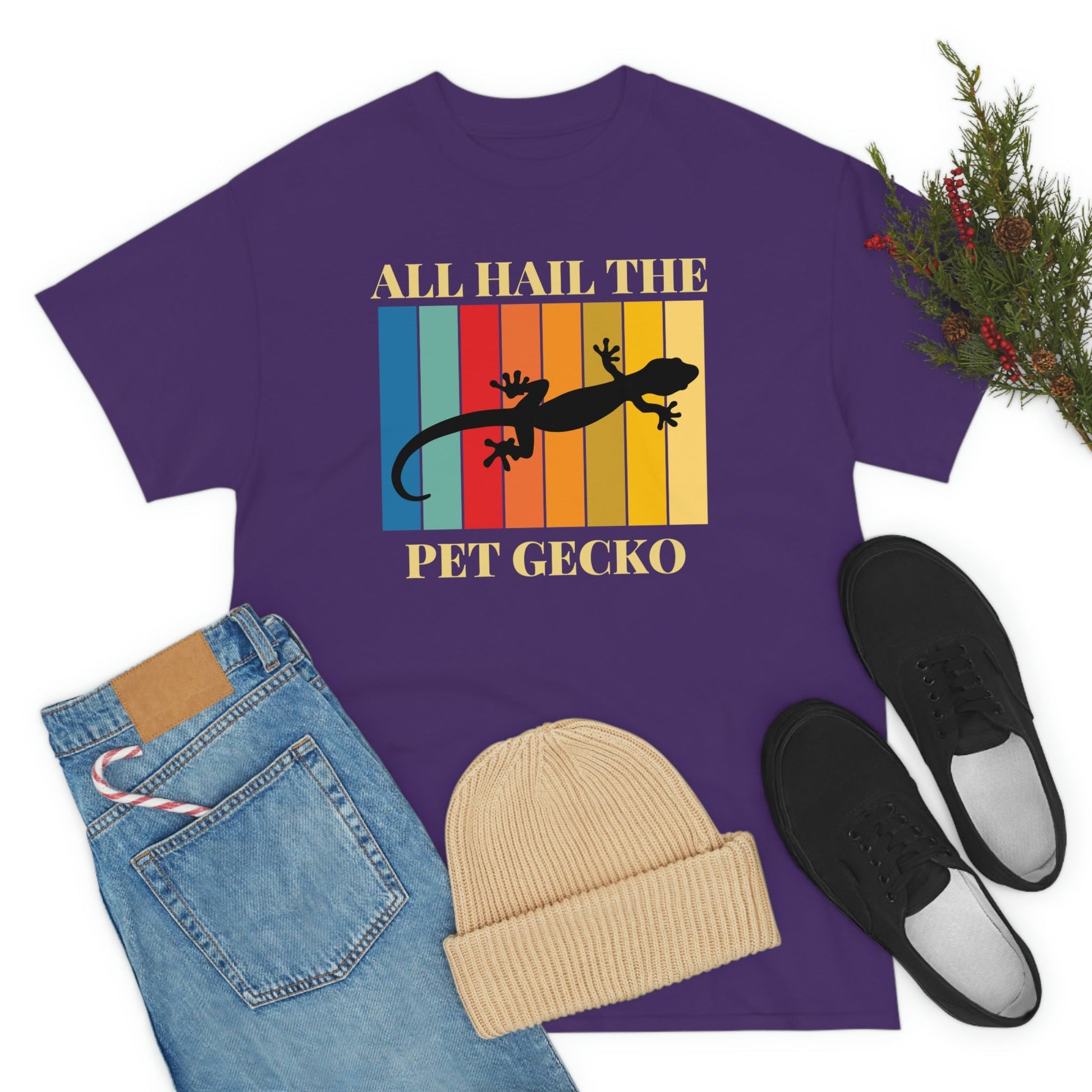 All Hail the Pet Gecko Heavy Cotton Tee