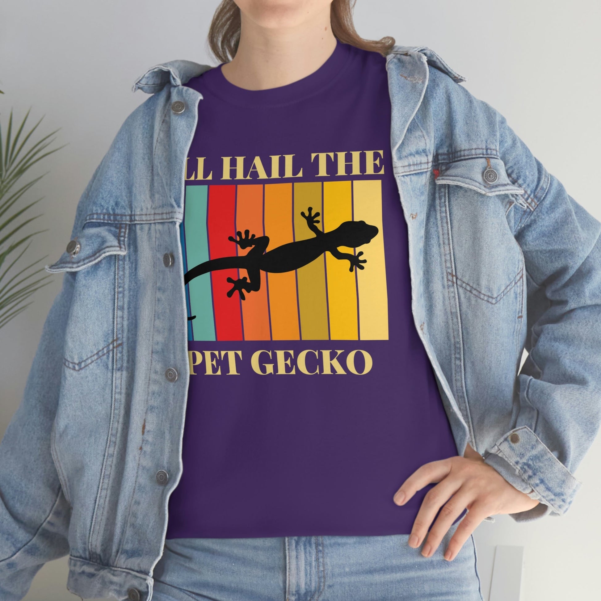 All Hail the Pet Gecko Heavy Cotton Tee