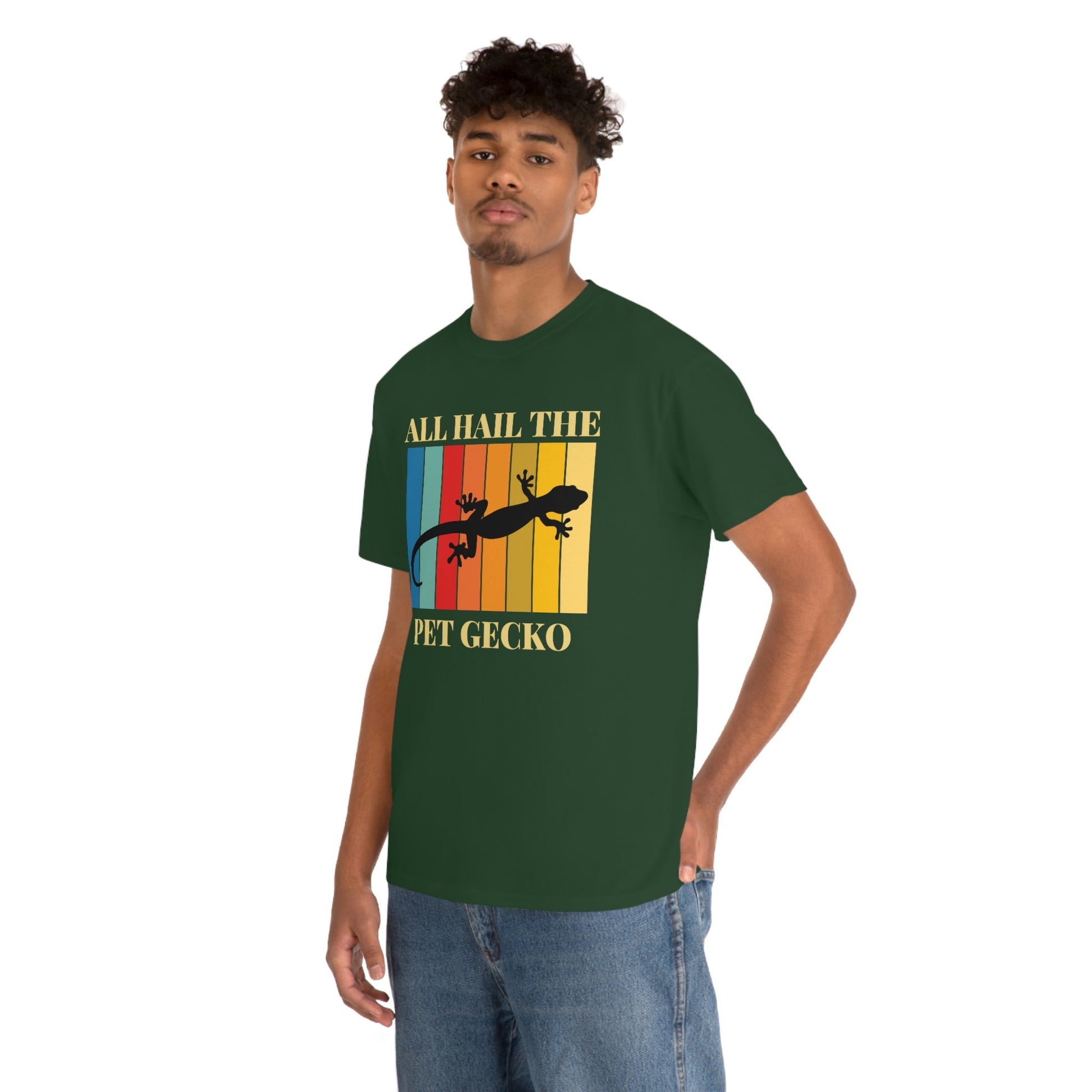 All Hail the Pet Gecko Heavy Cotton Tee