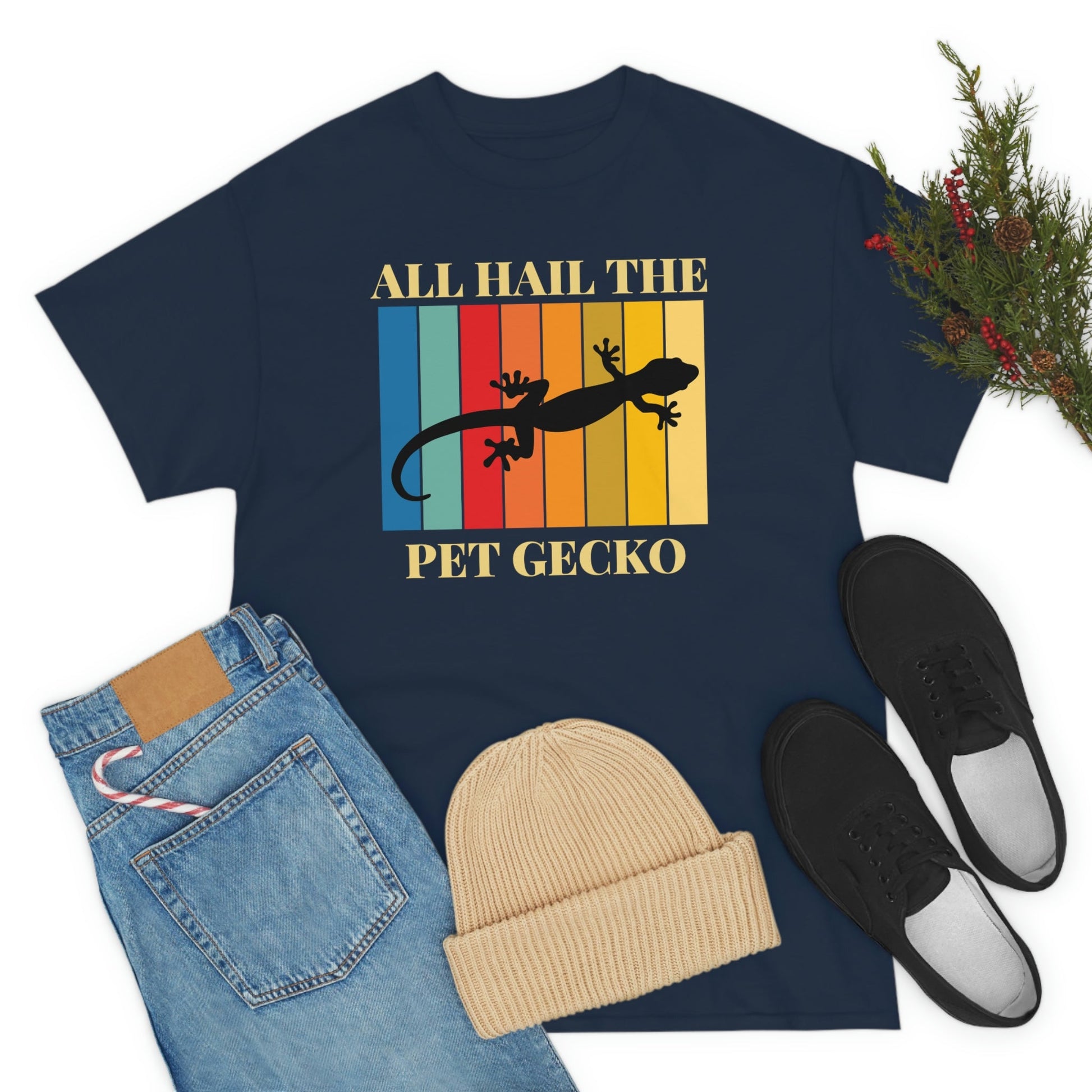 All Hail the Pet Gecko Heavy Cotton Tee