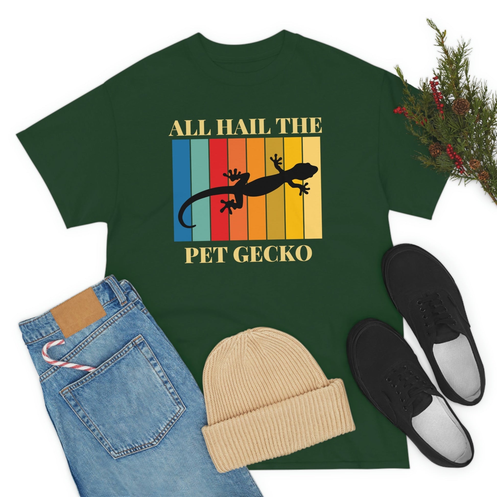 All Hail the Pet Gecko Heavy Cotton Tee