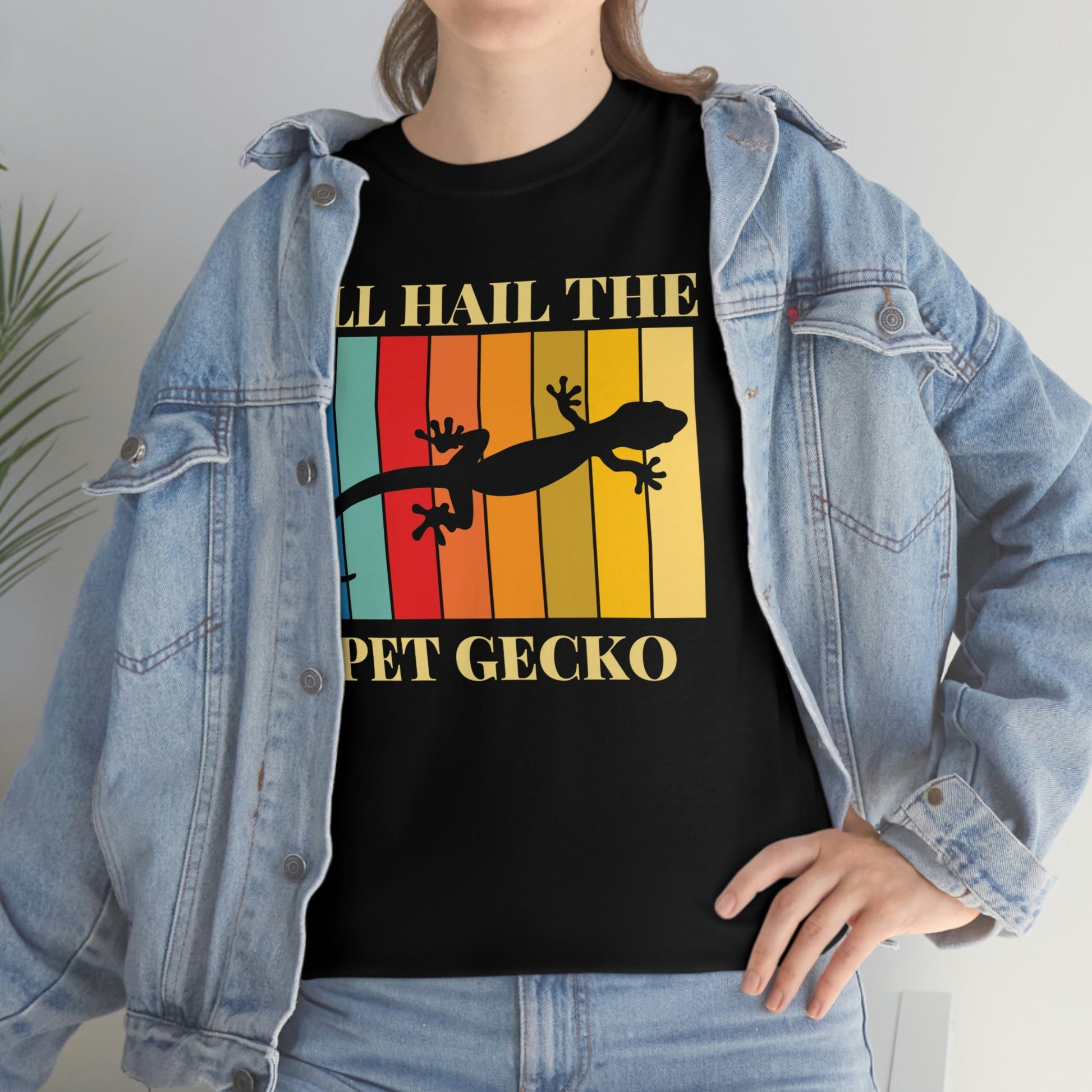 All Hail the Pet Gecko Heavy Cotton Tee