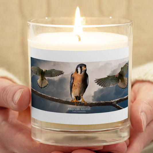 American Kestrel Glass Jar Soy Wax Candle