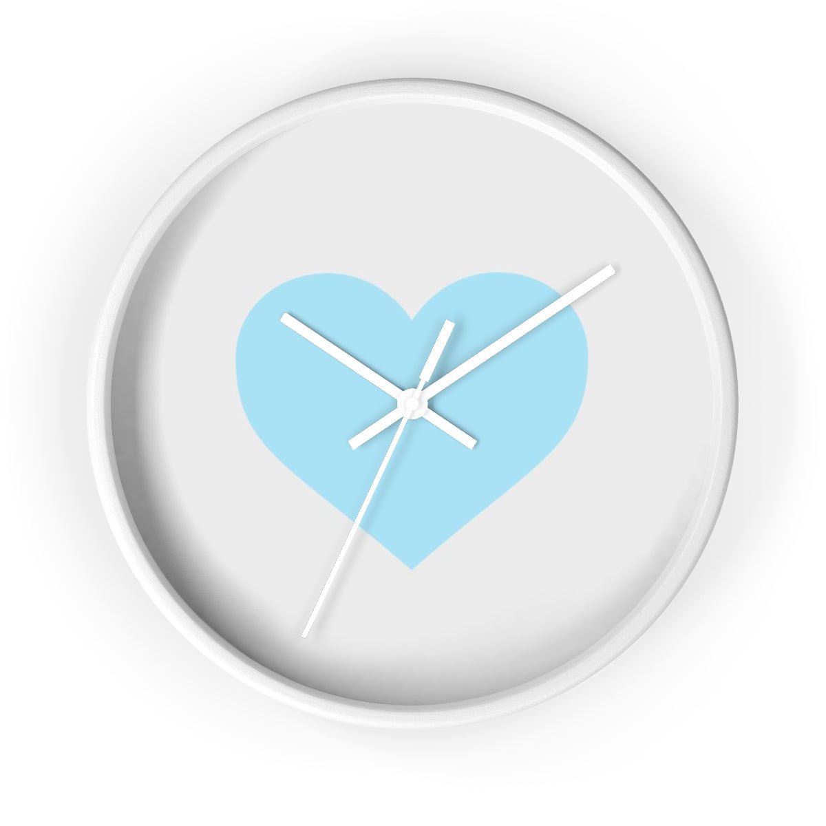 Aqua Wall Clock from ©MyHeart Collection Scandinavian influenced Design Coordinating Nursery Decor baby babiesWall clock