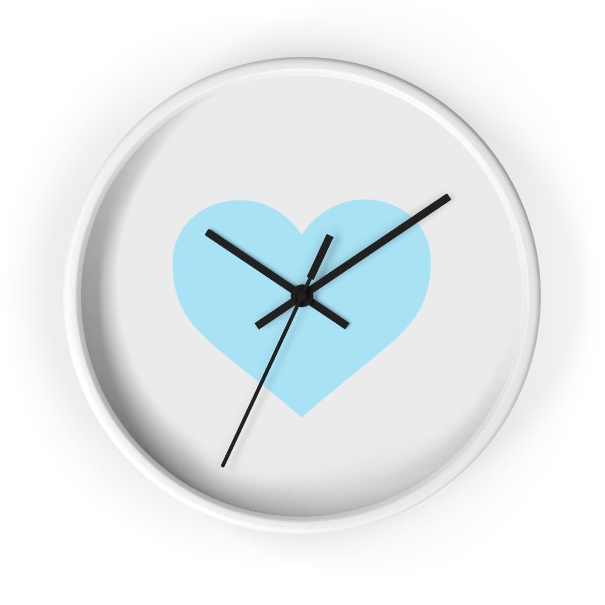 Aqua Wall Clock from ©MyHeart Collection Scandinavian influenced Design Coordinating Nursery Decor baby babiesWall clock