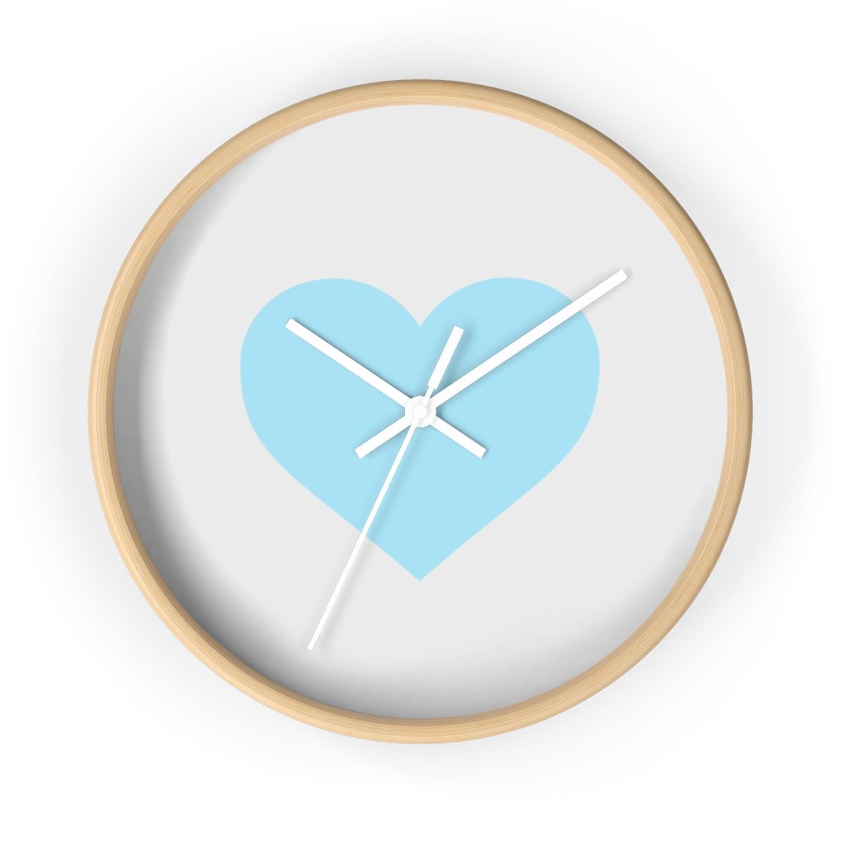 Aqua Wall Clock from ©MyHeart Collection Scandinavian influenced Design Coordinating Nursery Decor baby babiesWall clock