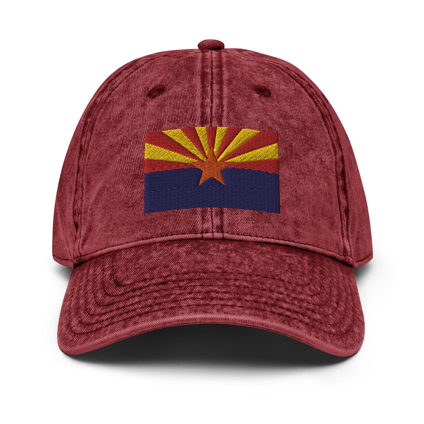 Arizona Flag Vintage Cotton Twill Cap