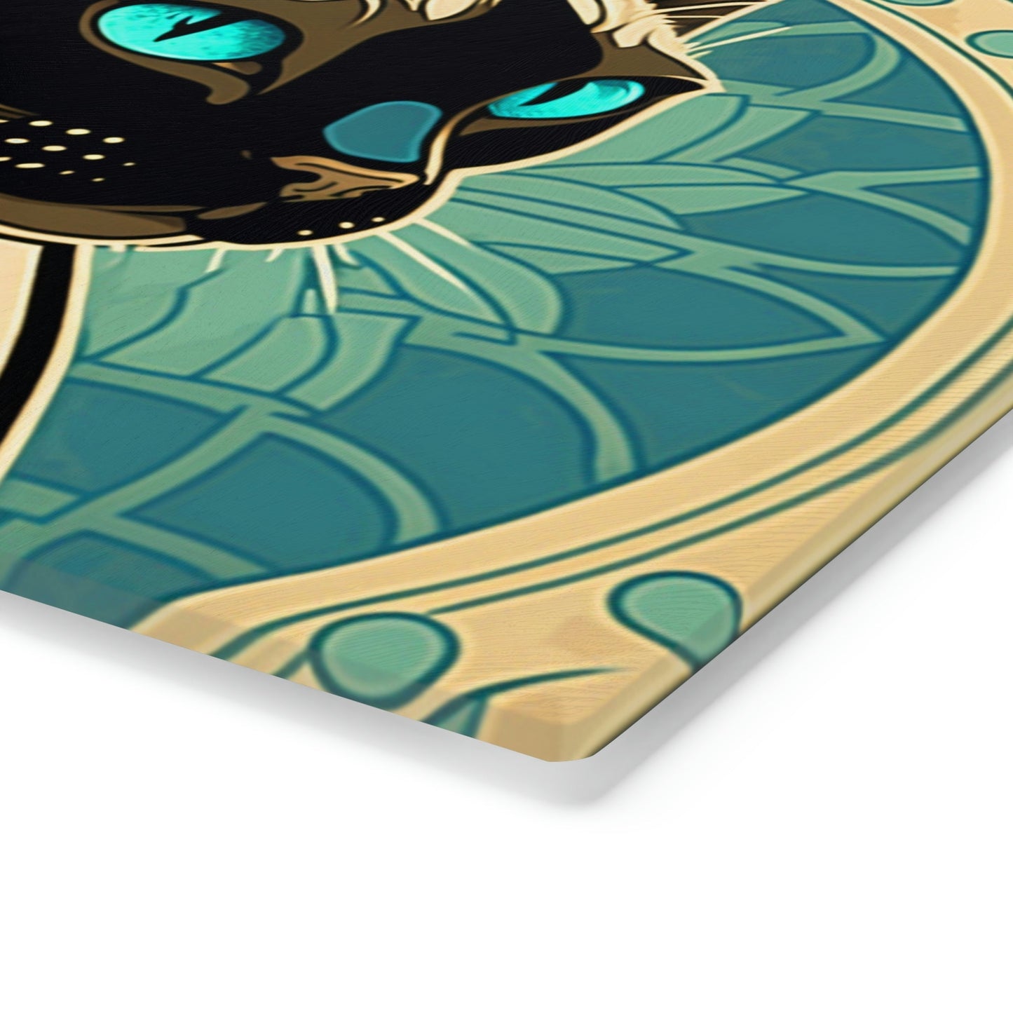 Art Nouveau Siamese Cat Cutting Board