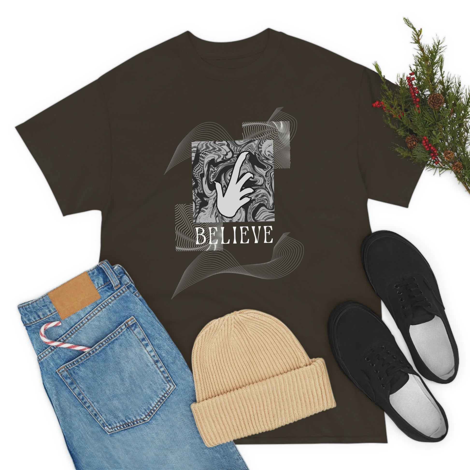 Bearded Dragon "Believe" Heavy Cotton T-Shirt
