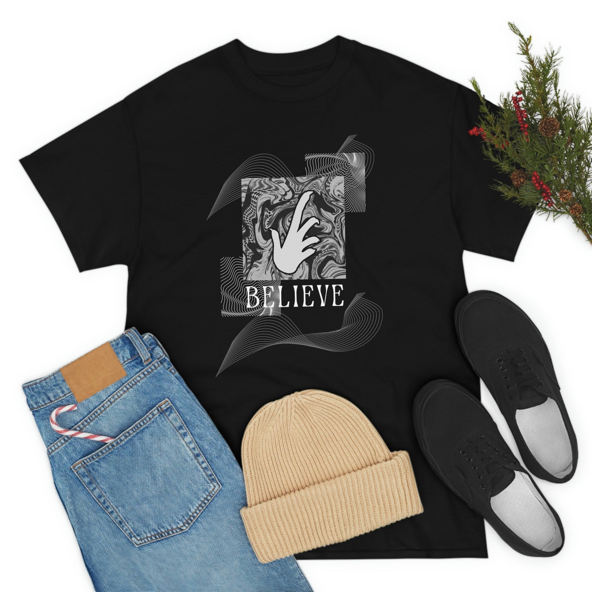 Bearded Dragon "Believe" Heavy Cotton T-Shirt