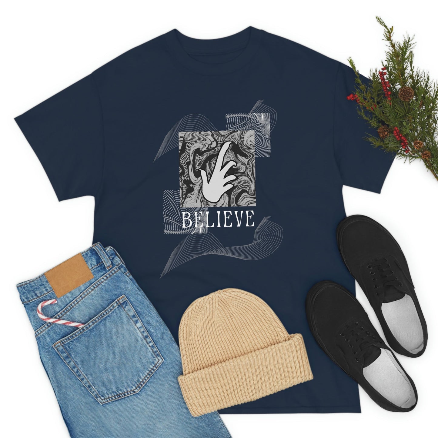 Bearded Dragon "Believe" Heavy Cotton T-Shirt