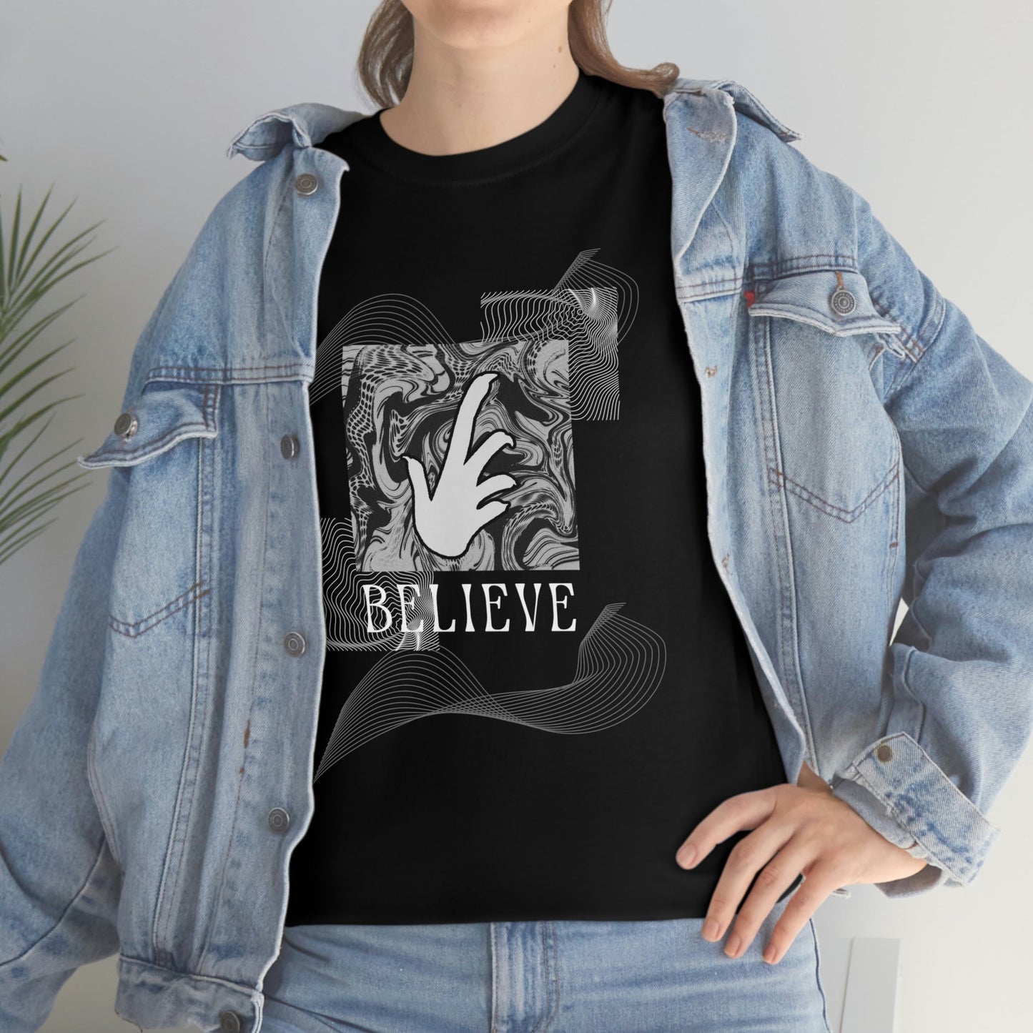 Bearded Dragon "Believe" Heavy Cotton T-Shirt
