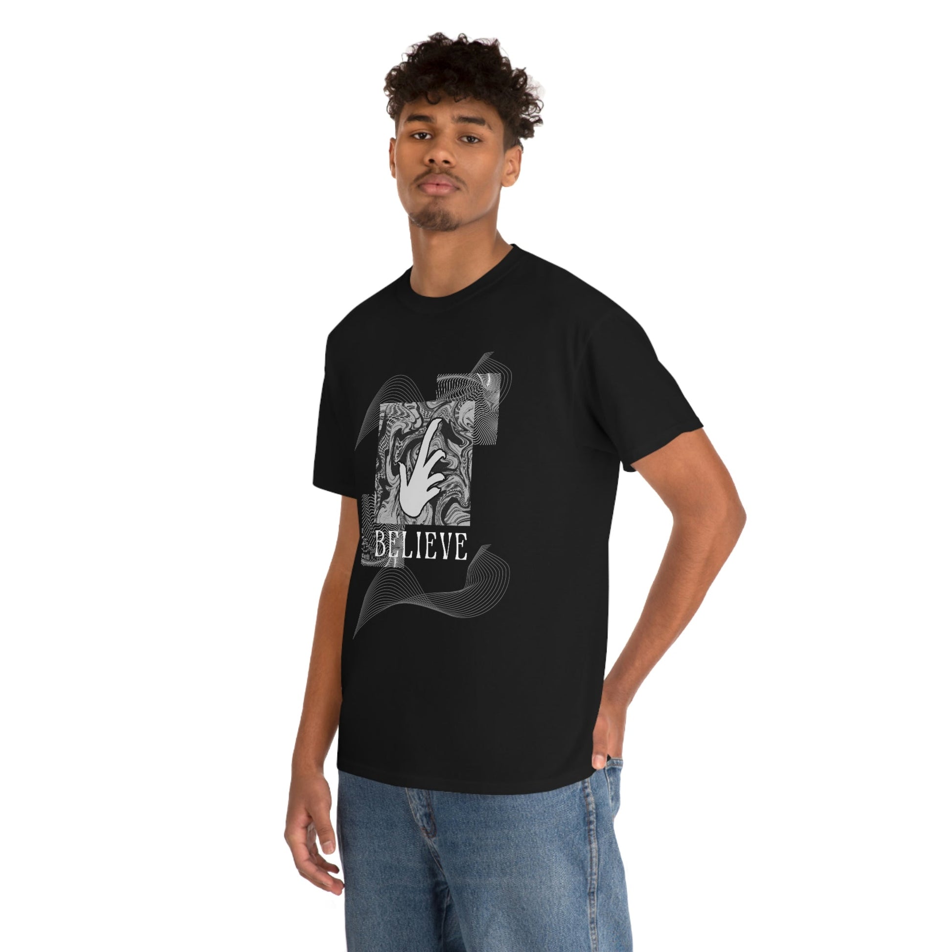 Bearded Dragon "Believe" Heavy Cotton T-Shirt