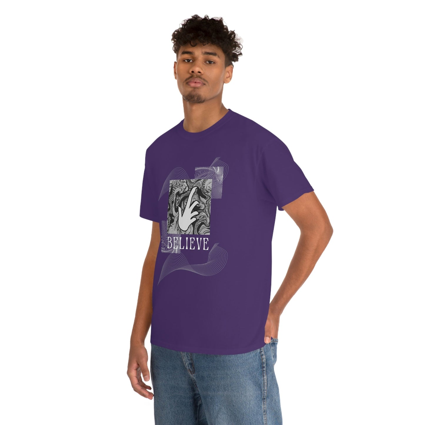 Bearded Dragon "Believe" Heavy Cotton T-Shirt