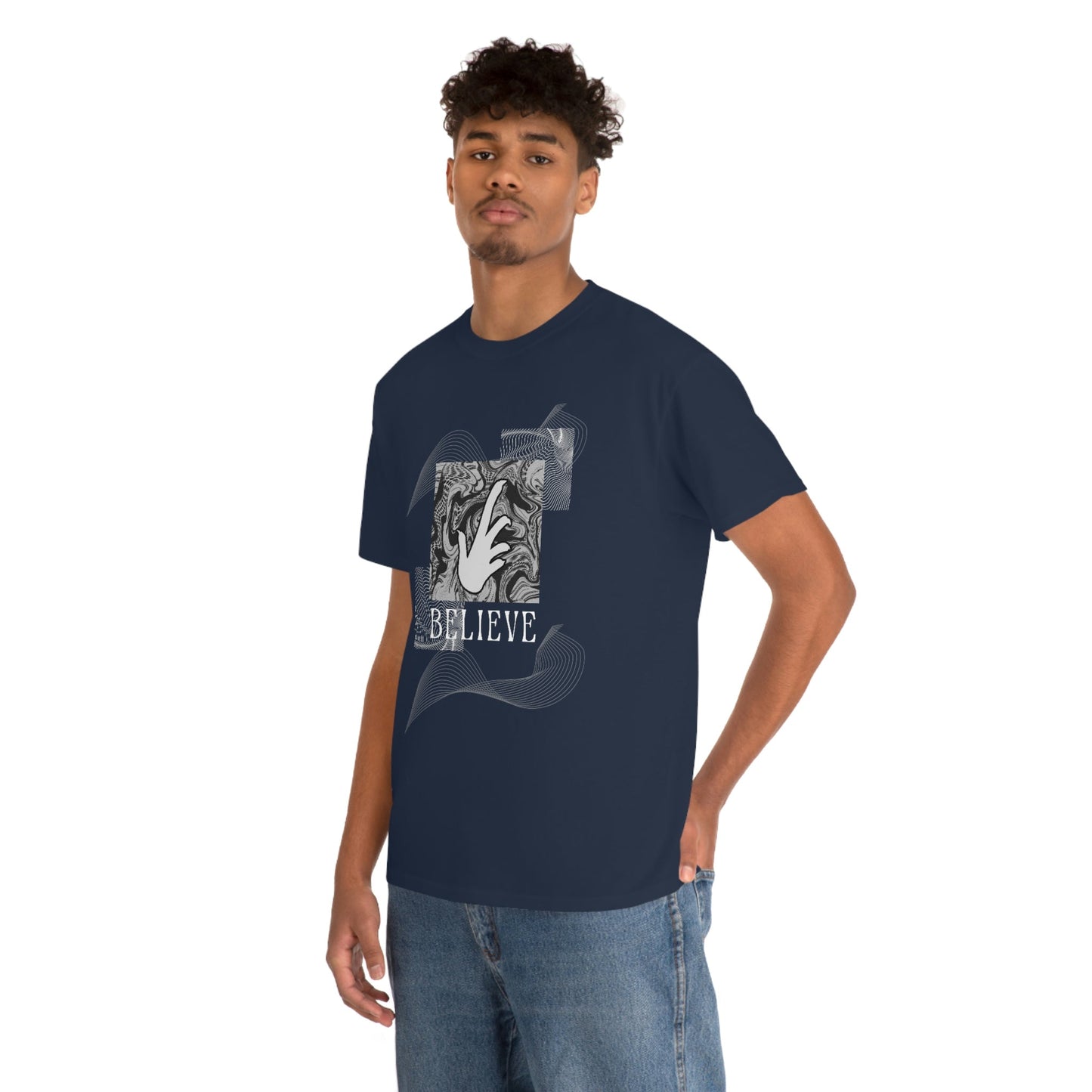 Bearded Dragon "Believe" Heavy Cotton T-Shirt