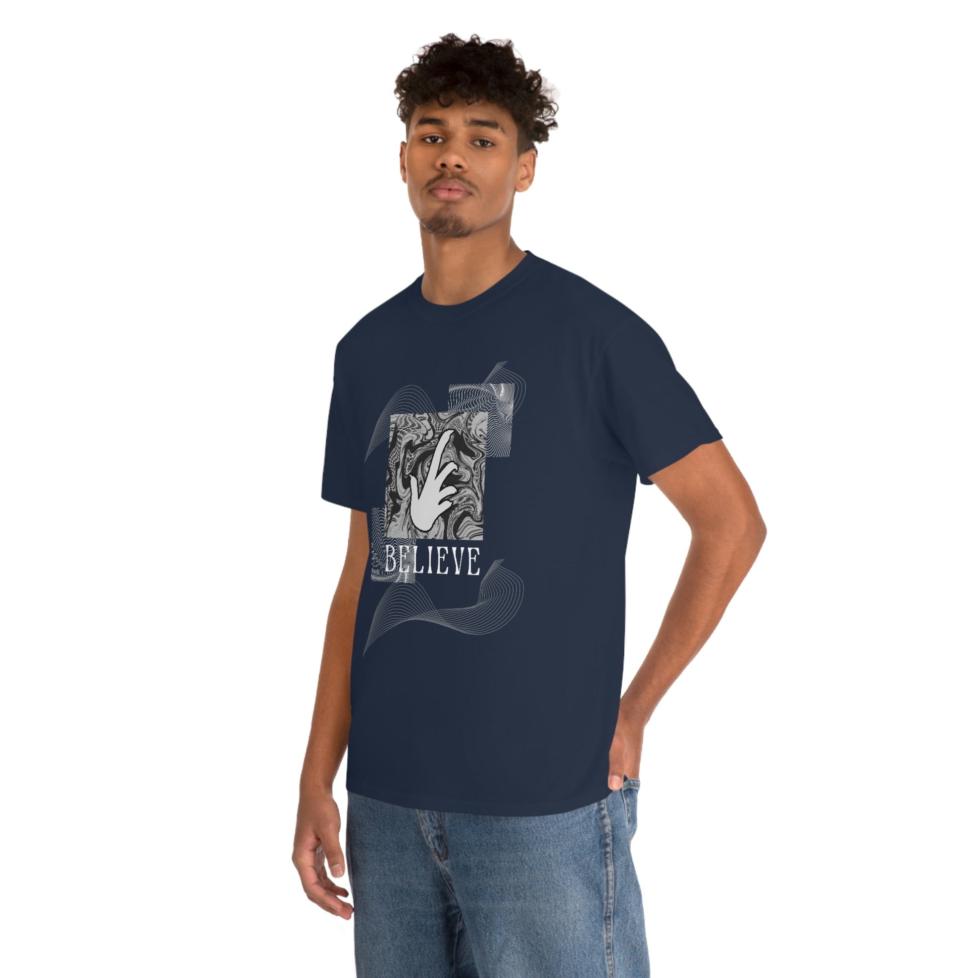 Bearded Dragon "Believe" Heavy Cotton T-Shirt