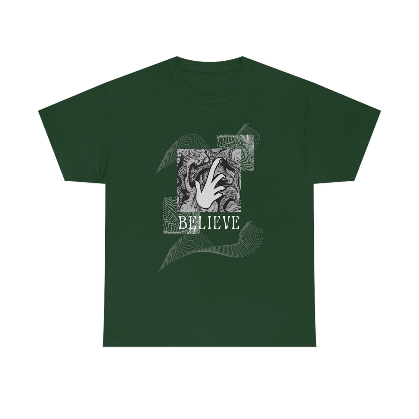 Bearded Dragon "Believe" Heavy Cotton T-Shirt